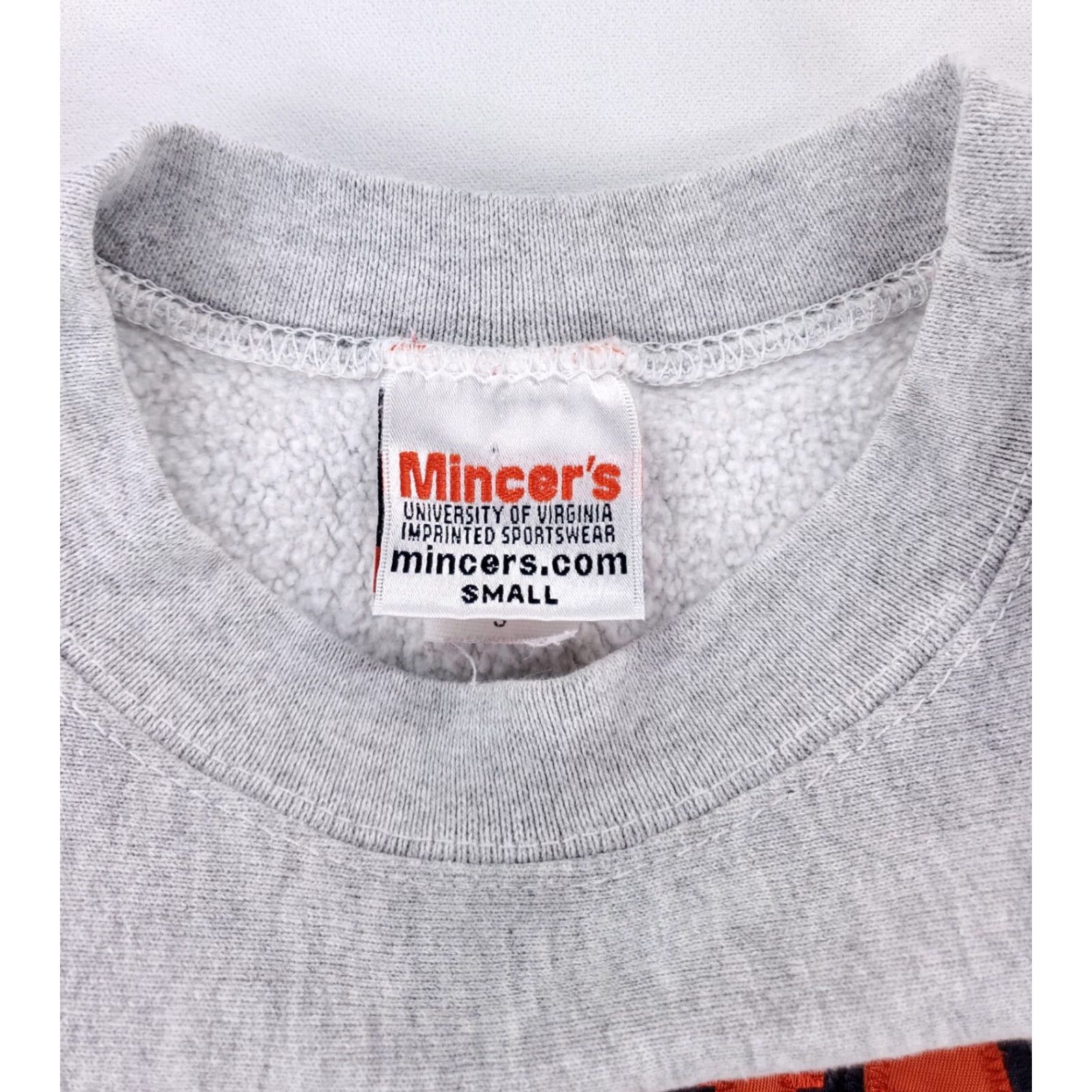 Vintage VINTAGE University of Virginia VTG 90s Sweatshirt Mincers Gray Mens S Pullover USA Spellout Size US S / EU 44-46 / 1 - 4 Thumbnail