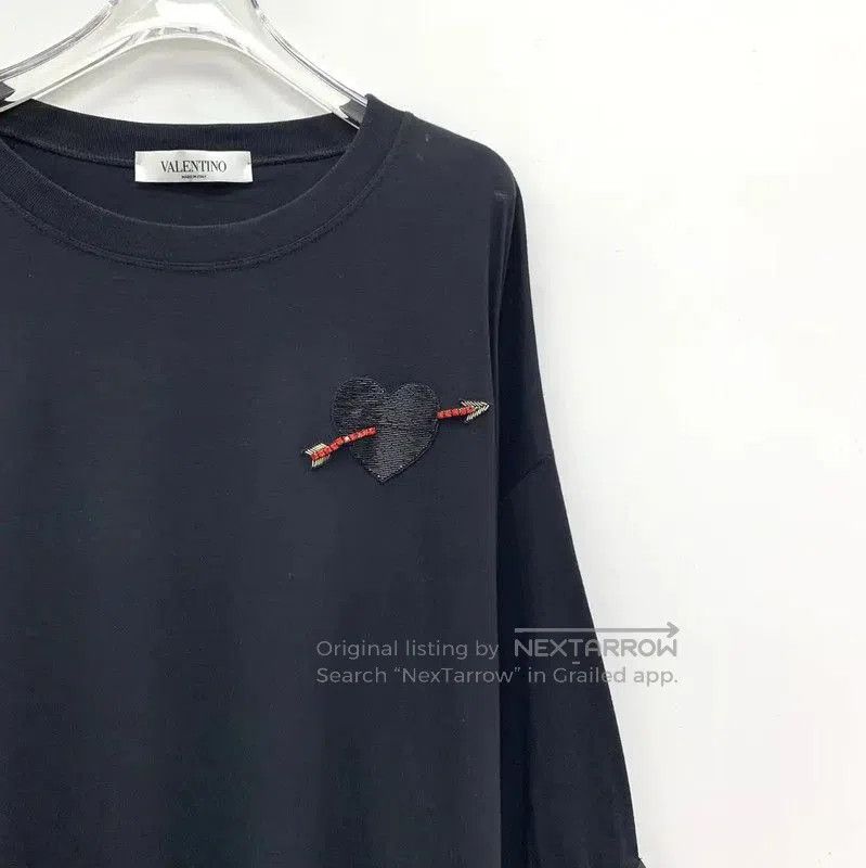 Valentino Valentino Black Cotton Dress Size S . Size S / US 4 / IT 40 - 3 Thumbnail