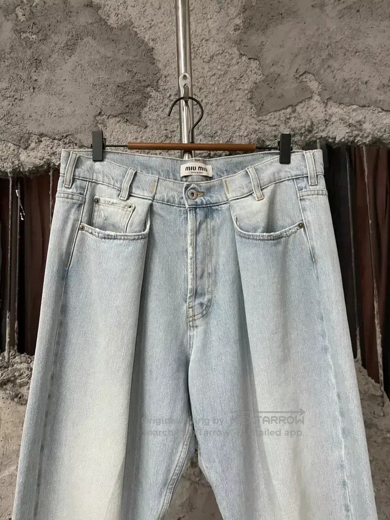 Miu Miu Miu Miu 29 Pocket patch logo jeans Size 29" - 4 Thumbnail