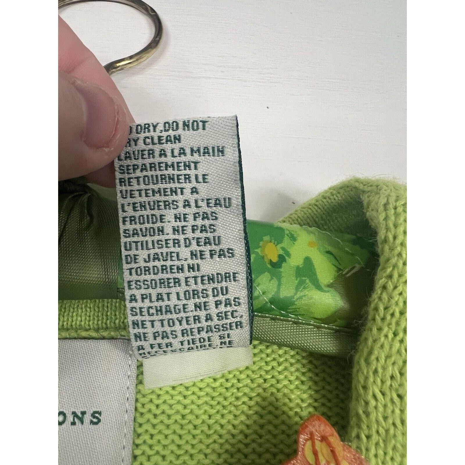 Other VTG NWT DESIGN OPTIONS CARDIGAN MEDIUM BUTTERFLY FLOWERS Size M / US 6-8 / IT 42-44 - 12 Thumbnail