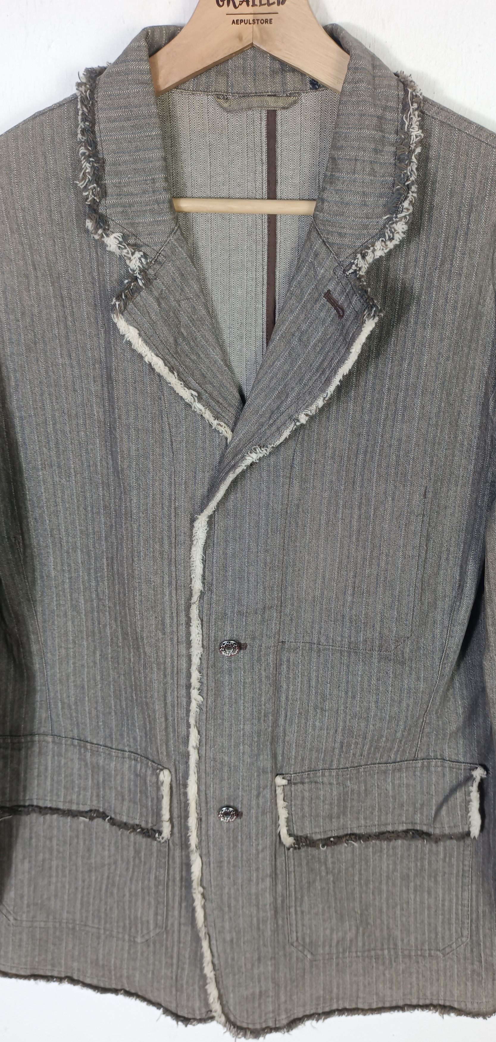 If Six Was Nine Drawn Work Stripe ifsixwasnine lgb style Men Jacket Size US M / EU 48-50 / 2 - 4 Thumbnail