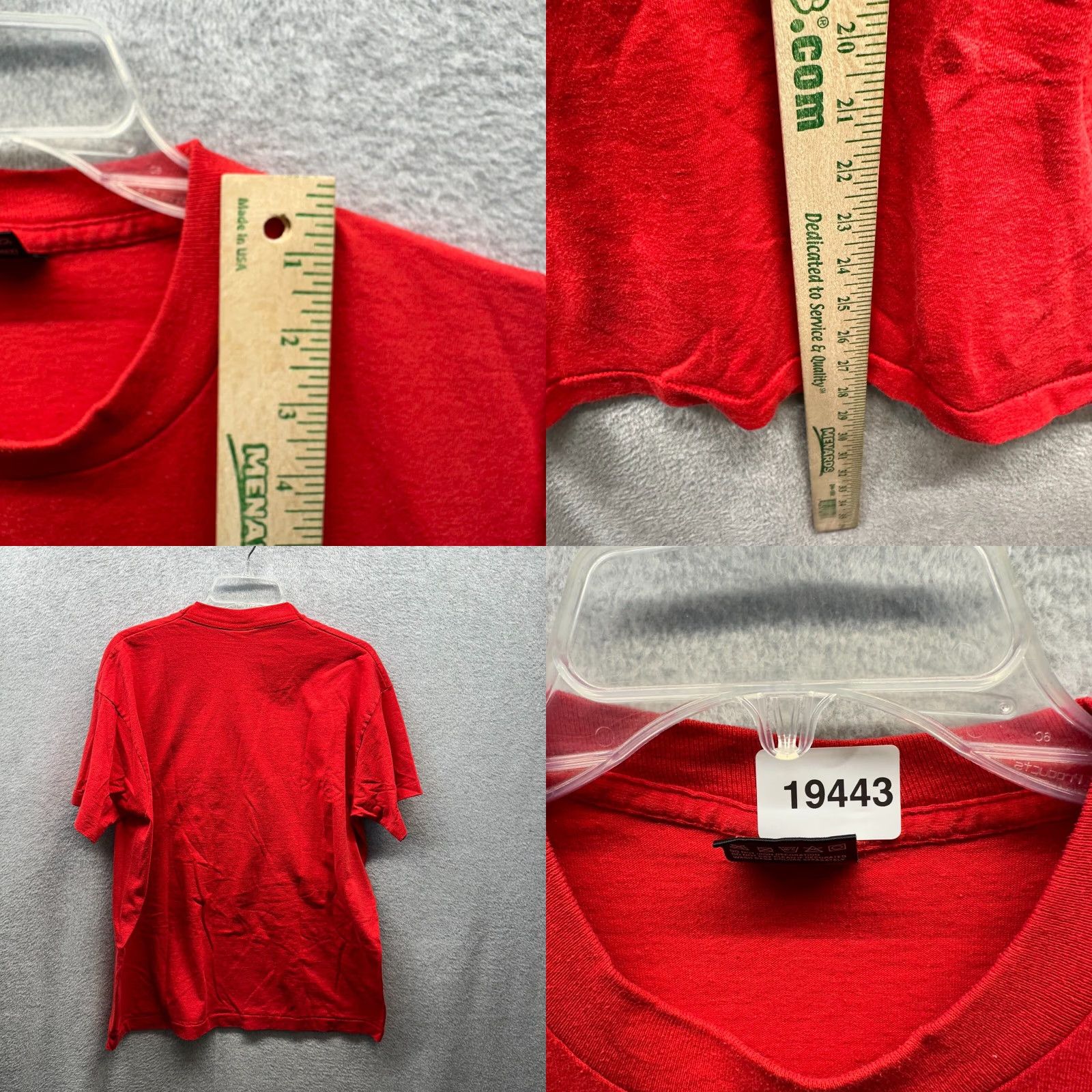 Fruit Of The Loom VINTAGE Fruit of the Loom Boy Scouts Shirt Mens XL Red 80s Classic School T-Shirt Short Sleeve Crew Neck Cotton Jersey Made in USA Size US XL / EU 56 / 4 - 8 Thumbnail