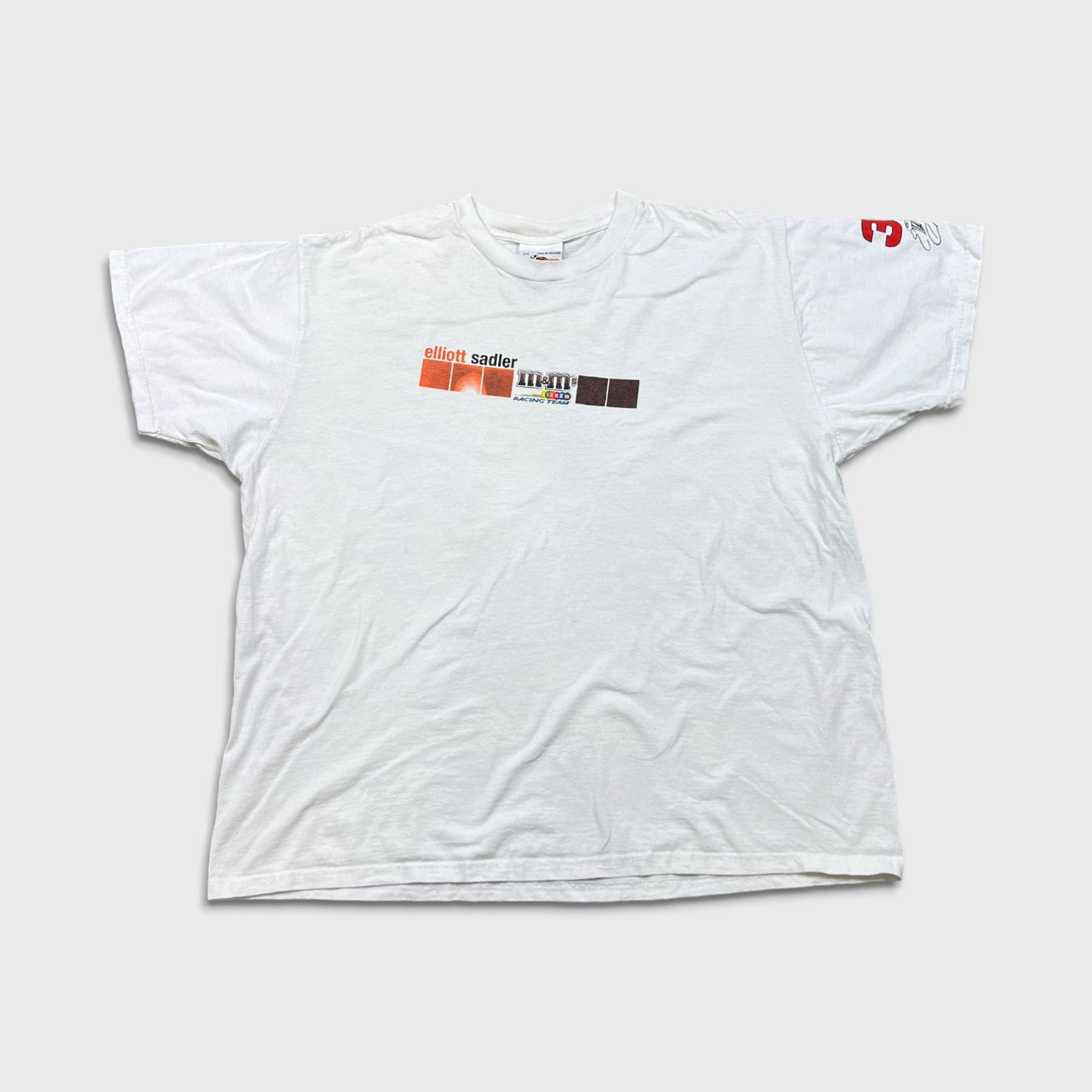 NASCAR × Vintage × Winners Circle VTG 2005 M&M's Elliot Sadler T Shirt 2XL NASCAR Racing Tee Size US XXL / EU 58 / 5 - 5 Thumbnail