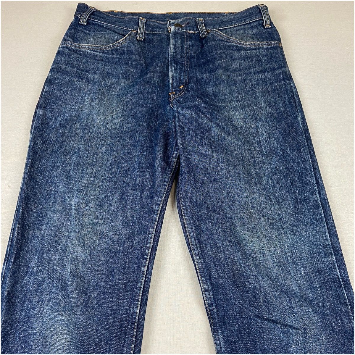 Levi's 1970–71 Levi’s 646 Jeans Big E Orange – Made in USA Size US 34 / EU 50 - 2 Thumbnail