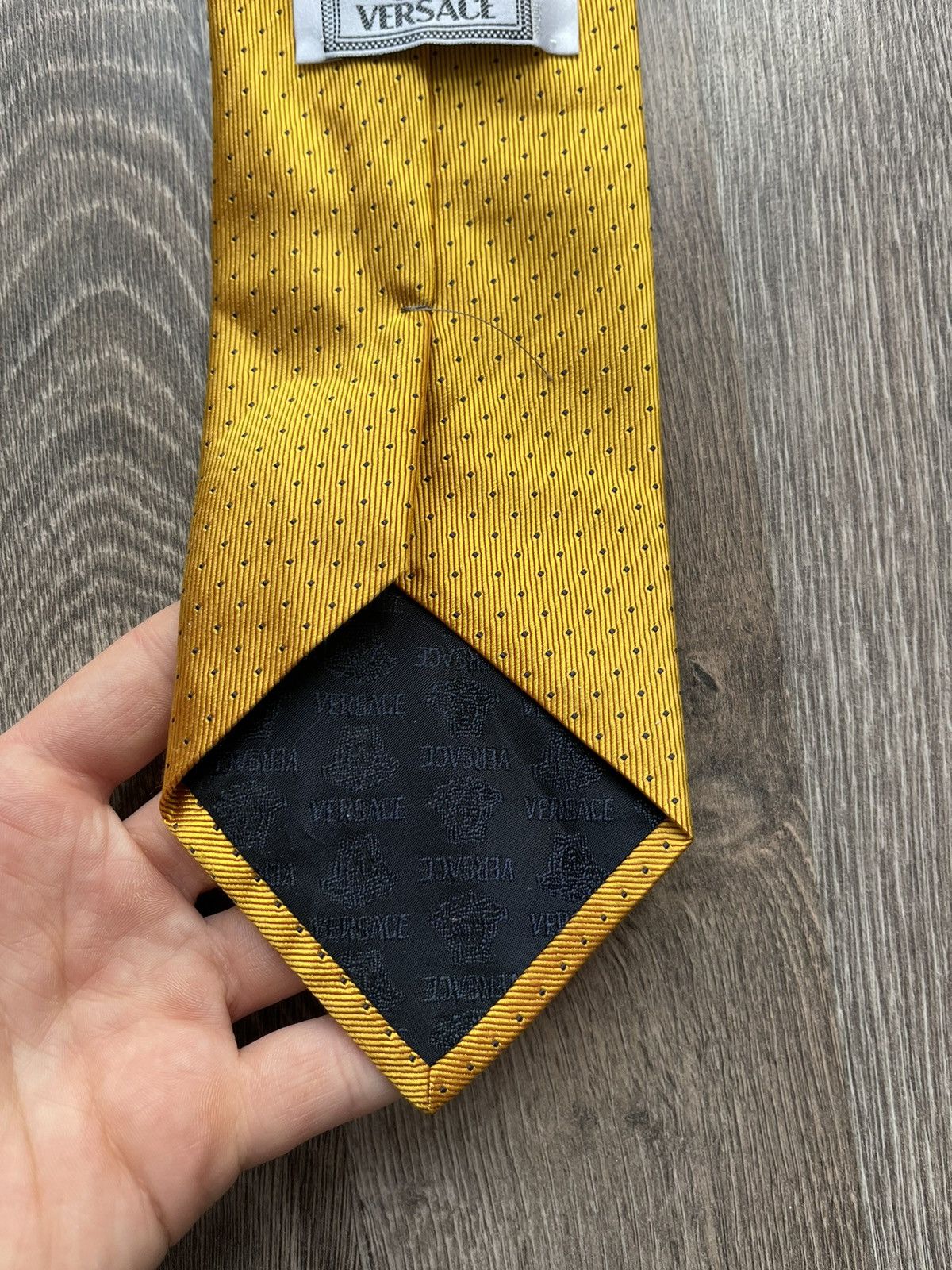 Versace Versace vintage tie 100% silk Size ONE SIZE - 5 Thumbnail