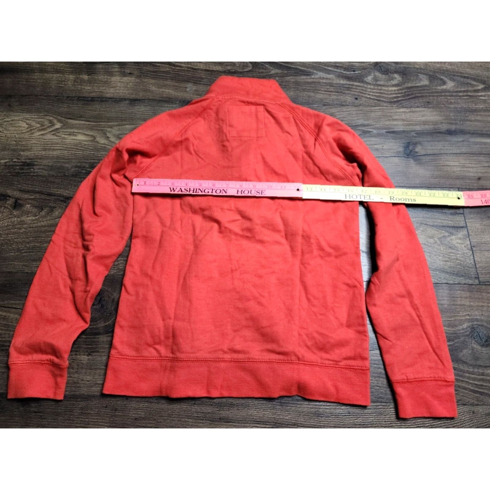 Planet Hollywood Womens S Planet Hollywood NYC 1/4 Zip Pullover Sweatshirt Sweater NYC Red Logo City NYC Pullover Womens S Size S / US 4 / IT 40 - 2 Thumbnail