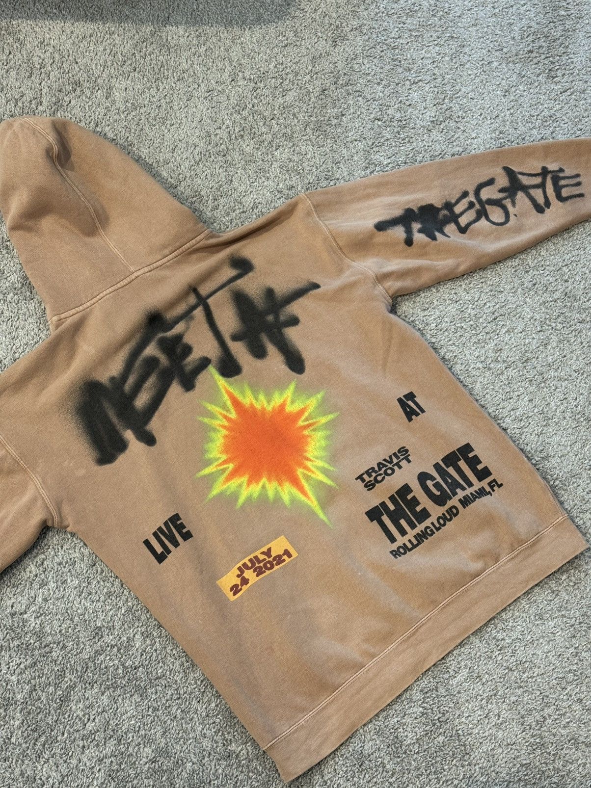 Travis Scott Rolling Loud 2021 Miami Hoodie FITS oversized Size US S / EU 44-46 / 1 - 7 Thumbnail