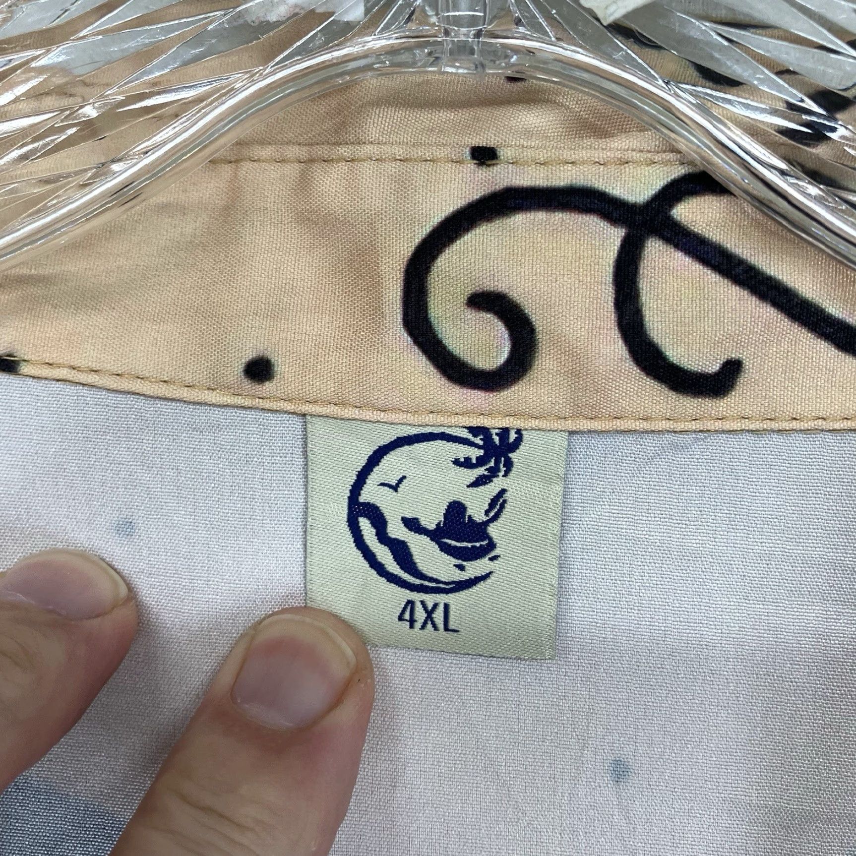 Vintage Hawalili Mens Hawaiian Shirt 4XL Hula Girl Hawaii Tattoo Retro Sailor Art Size US XXL / EU 58 / 5 - 3 Thumbnail