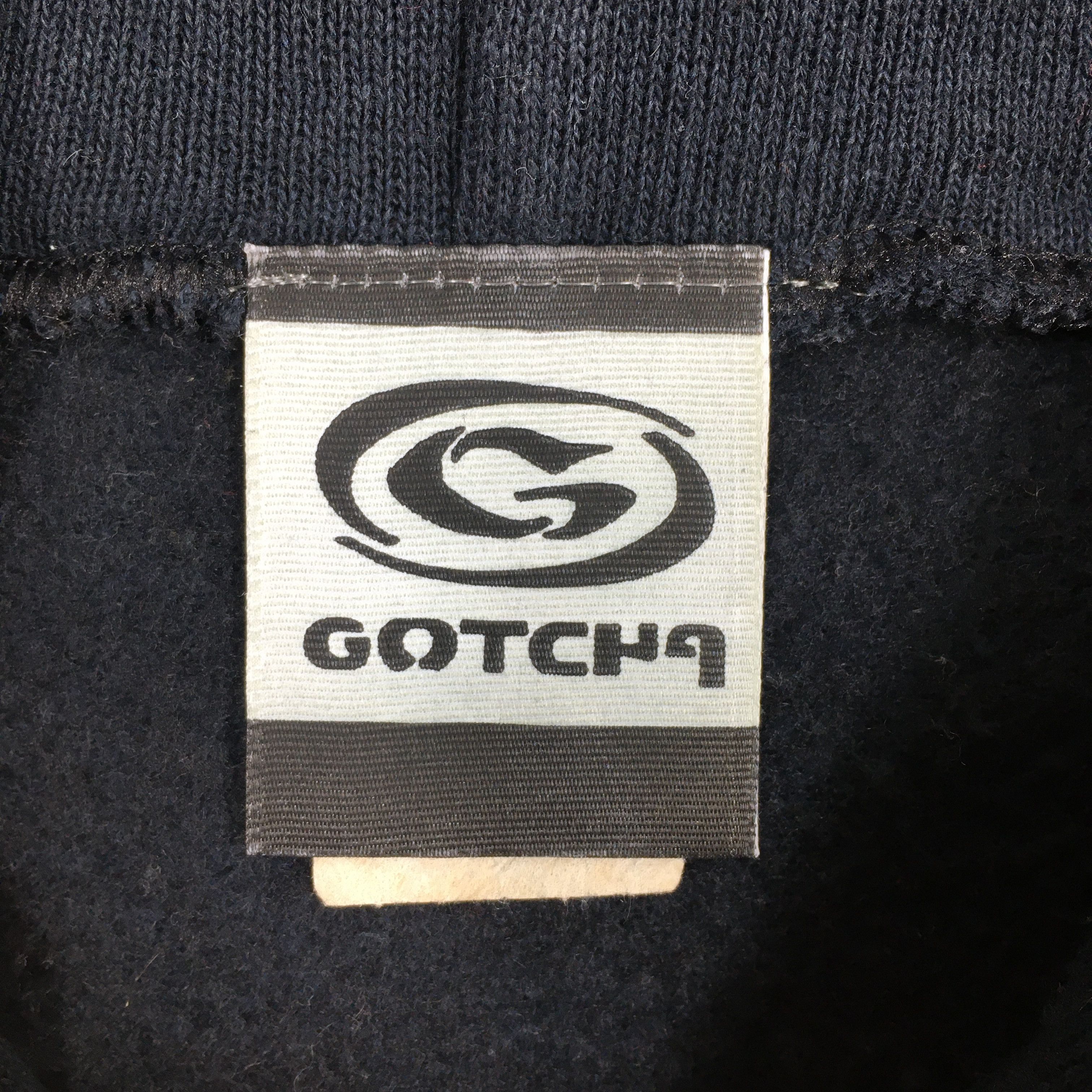 Gotcha Vintage 90s Gotcha Surf Black Hoodie Sweatshirt Medium Size US M / EU 48-50 / 2 - 7 Thumbnail