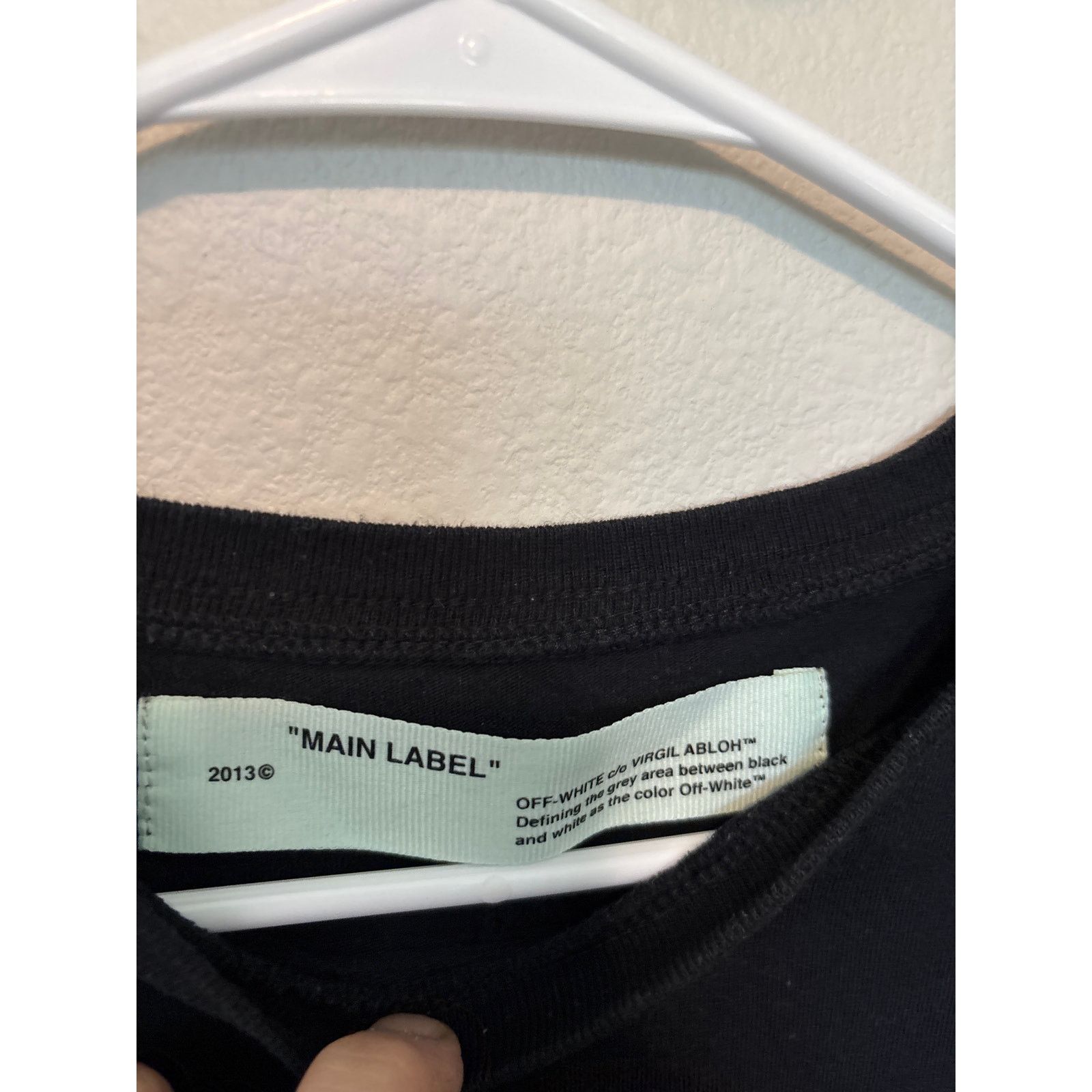 Off-White Off-White Impressionism black tee, Small Size US S / EU 44-46 / 1 - 6 Thumbnail