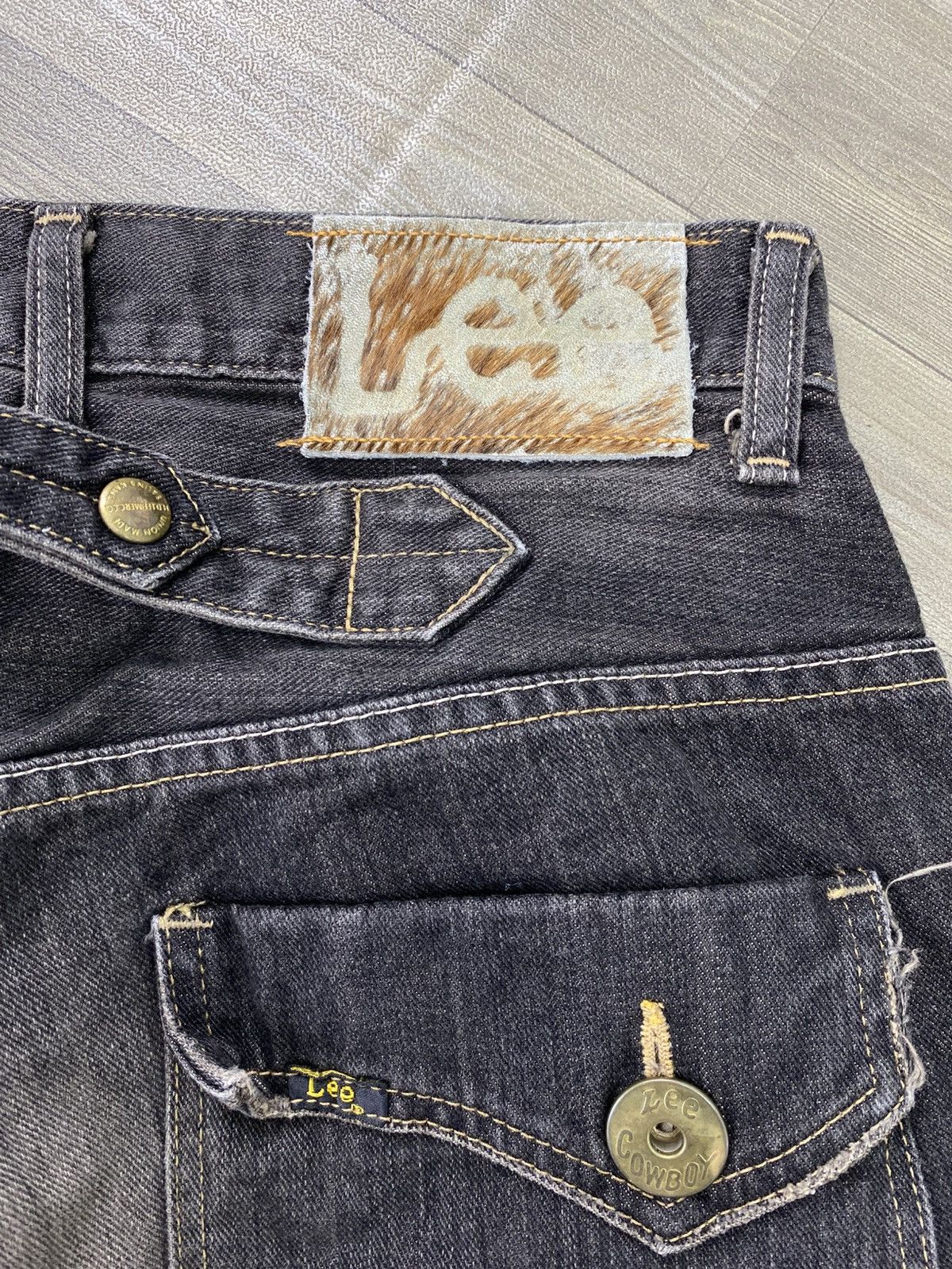 Japanese Brand Flared Jeans Edwin Japan Acid Wash Clawmark Boot Cut Lgb Y2K Size US 32 / EU 48 - 15 Thumbnail