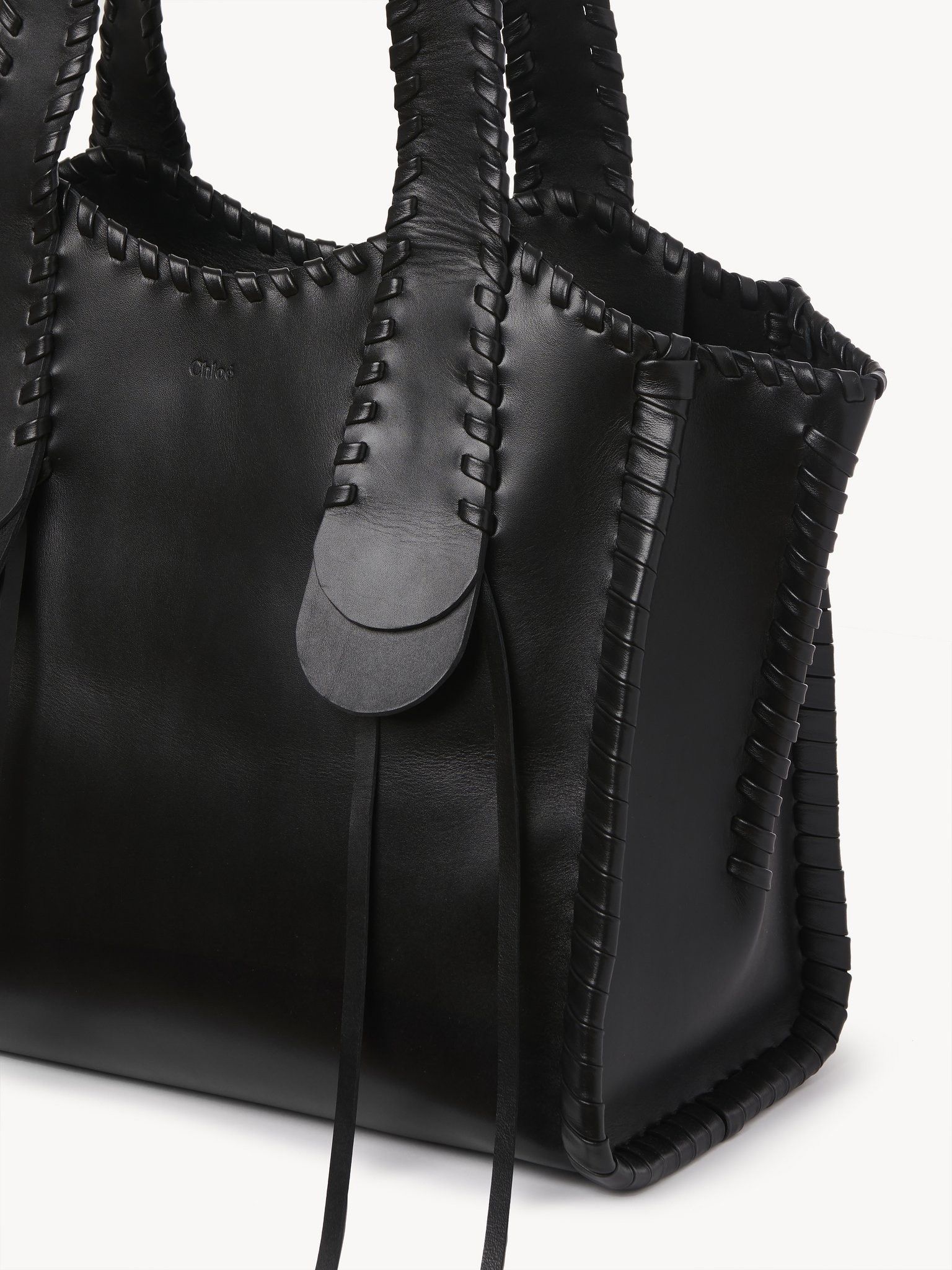 Chloe o1loc1c0325 Size: OS / CHC23 Mony Medium Tote Bag in Black Size ONE SIZE - 4 Thumbnail