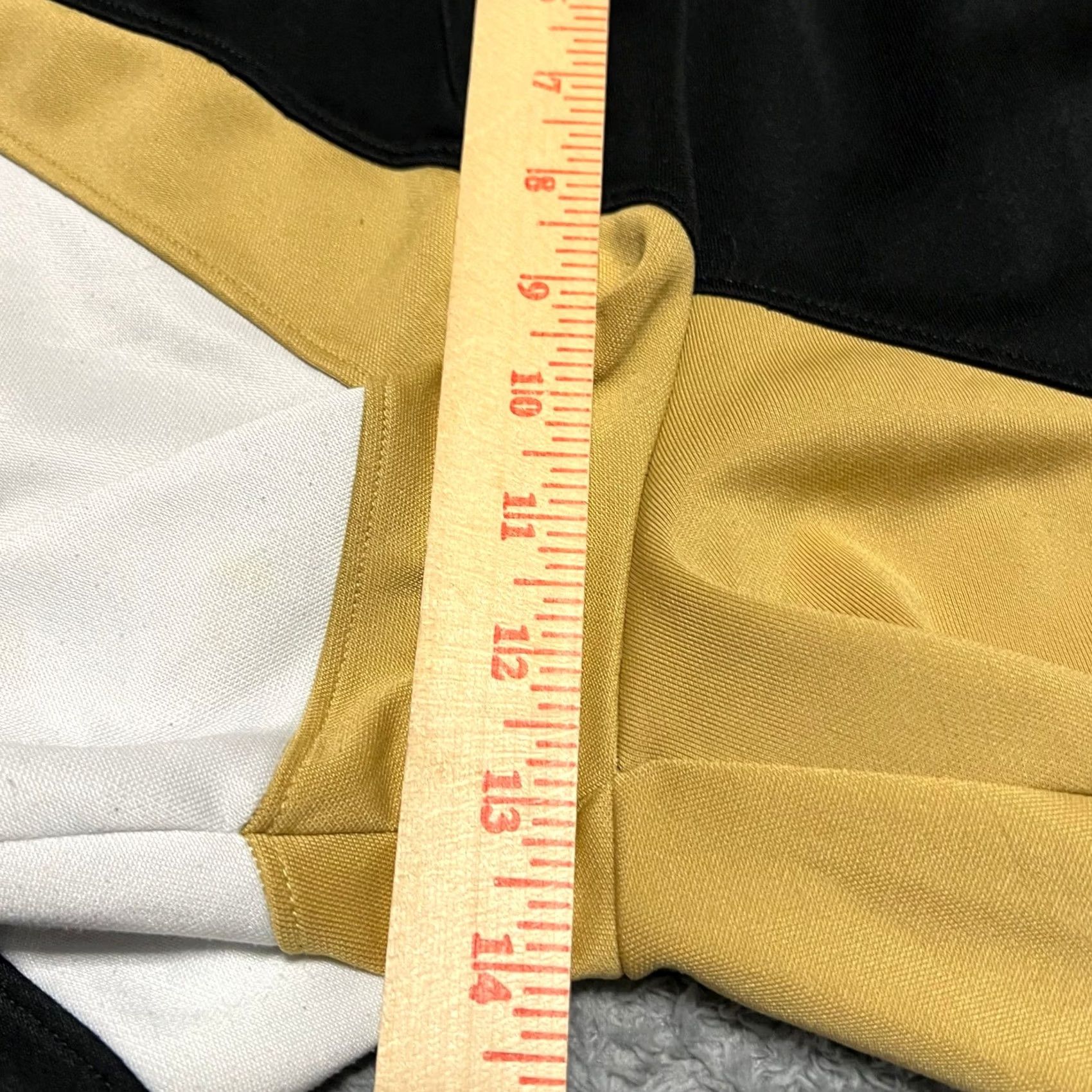 Jordan Brand Jordan Jumpman Tricot Wave Shorts Mens Small Black Gold Colorblock Zip Pockets Size US 29 - 7 Thumbnail