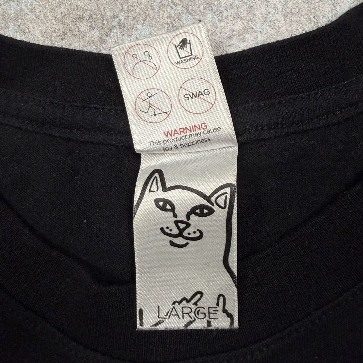 RIPNDIP RIPNDIP BOB ROSS PAINT BLACK T-SHIRT Size US L / EU 52-54 / 3 - 5 Thumbnail
