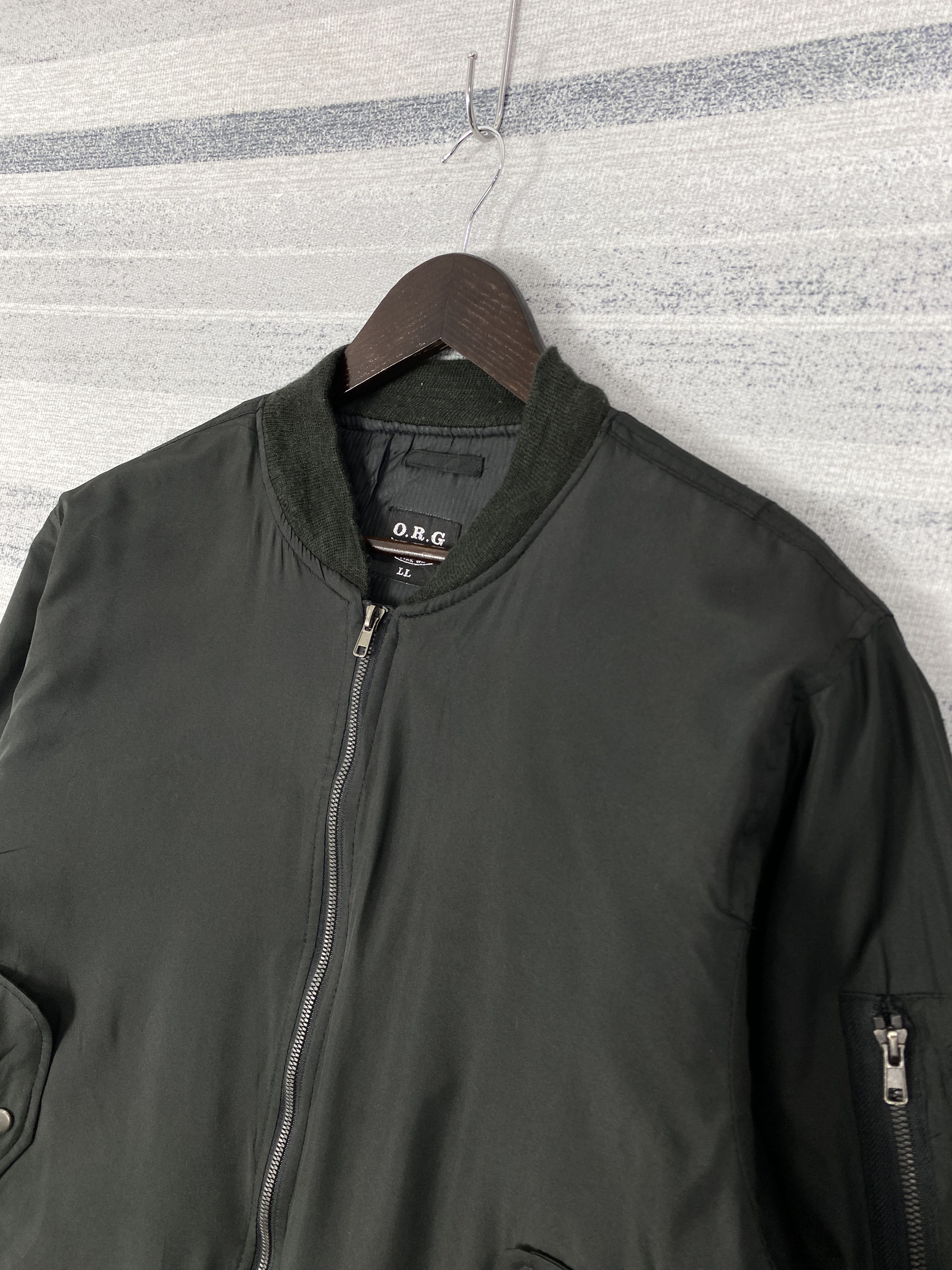 Japanese Brand Vintage O.R.G Japanese Brand Bombers Jacket K0211 Size US L / EU 52-54 / 3 - 3 Thumbnail