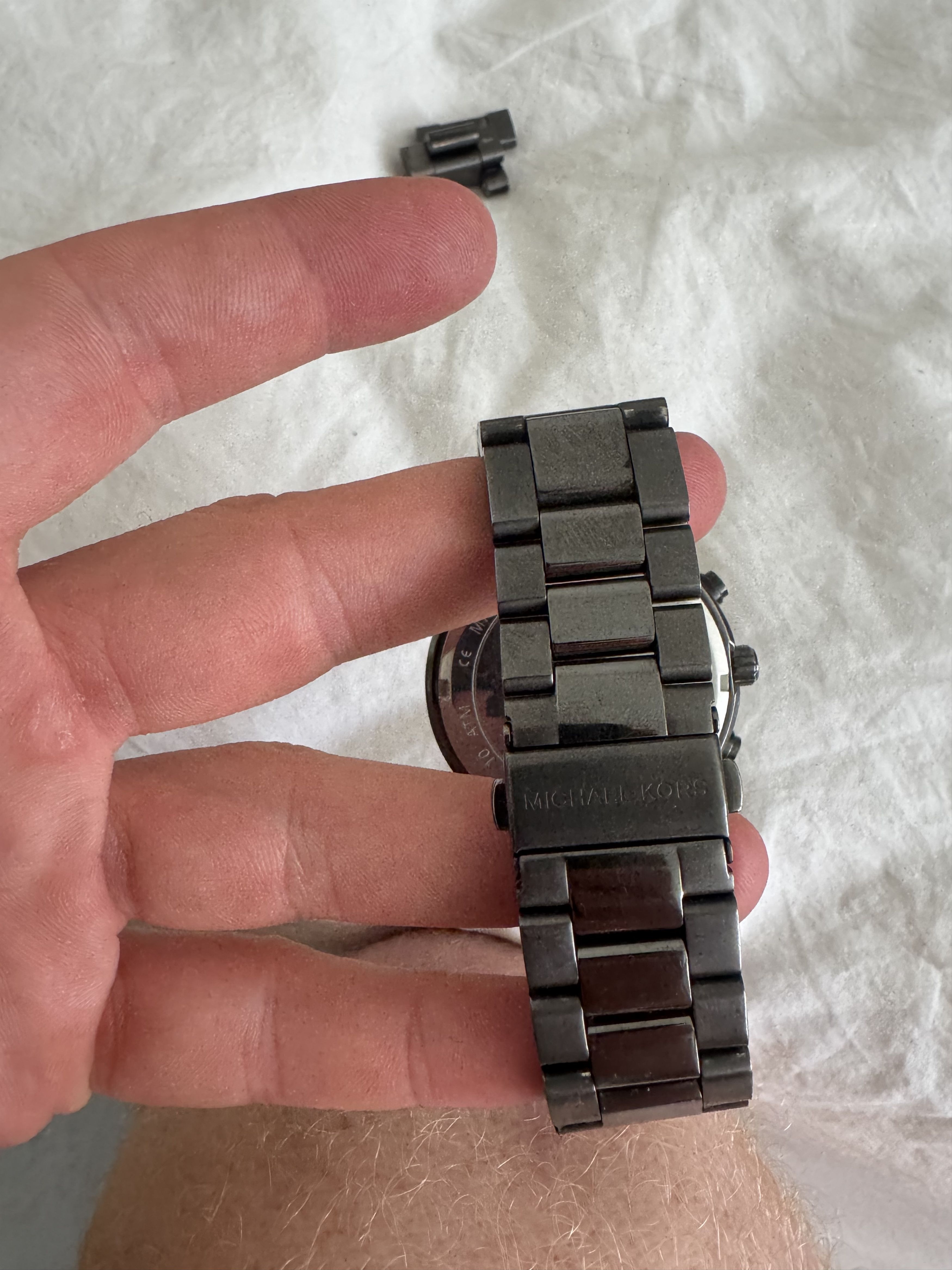 Michael Kors Michael Kors Wristwatch Gun Metal Size ONE SIZE - 2 Thumbnail