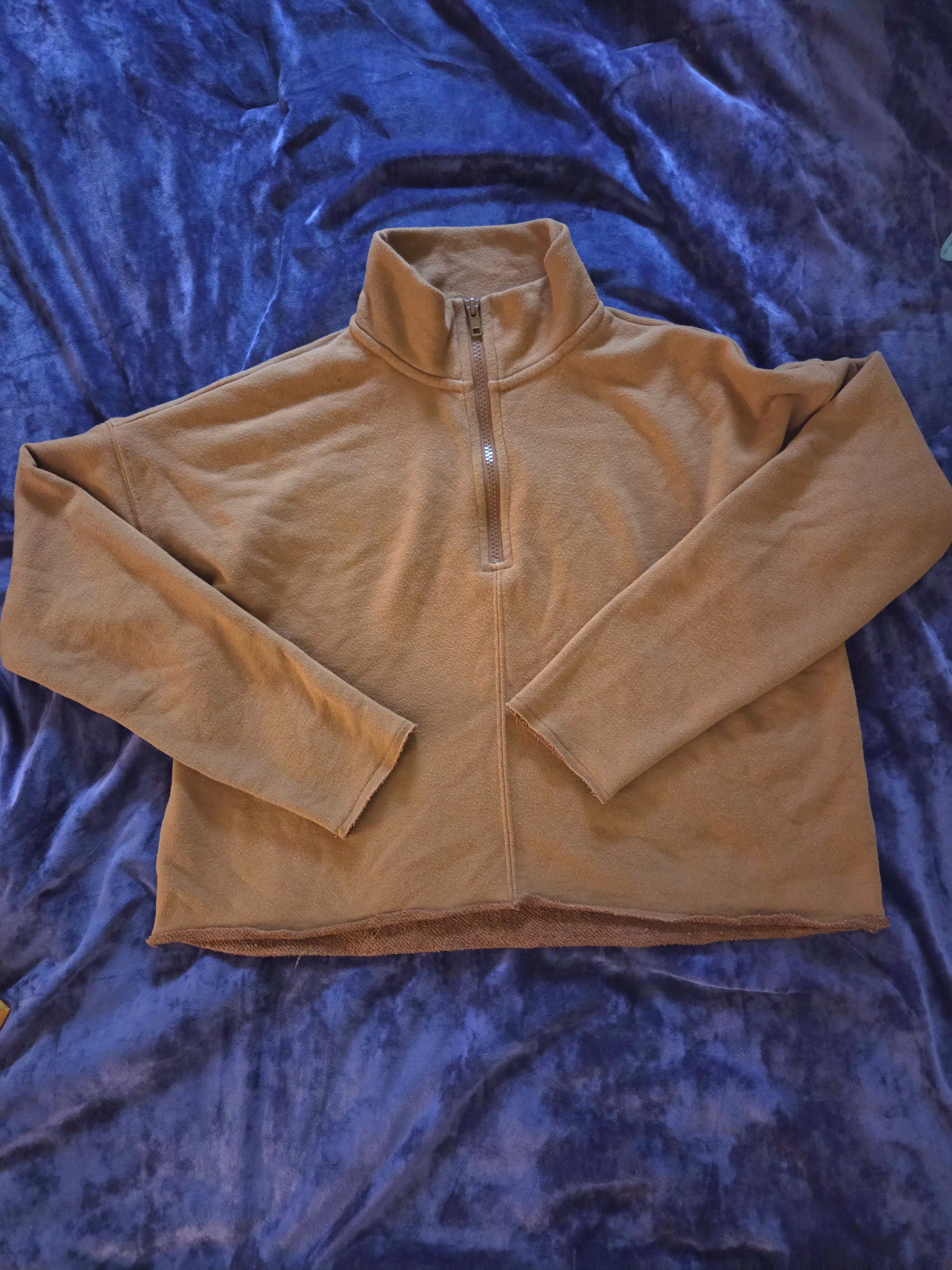 Other Women's Orange Aerie Crop Top Sweatshirt XS Long Sleeve Size XS / US 0-2 / IT 36-38 - 1 Thumbnail