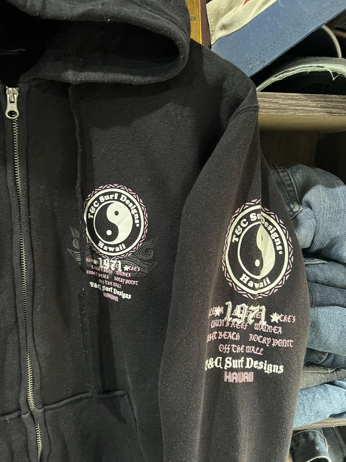 Japanese Brand 🔥T&C Surf Designs Hawaii Grassroots Surfing Zipper Hoodie Size US S / EU 44-46 / 1 - 5 Thumbnail