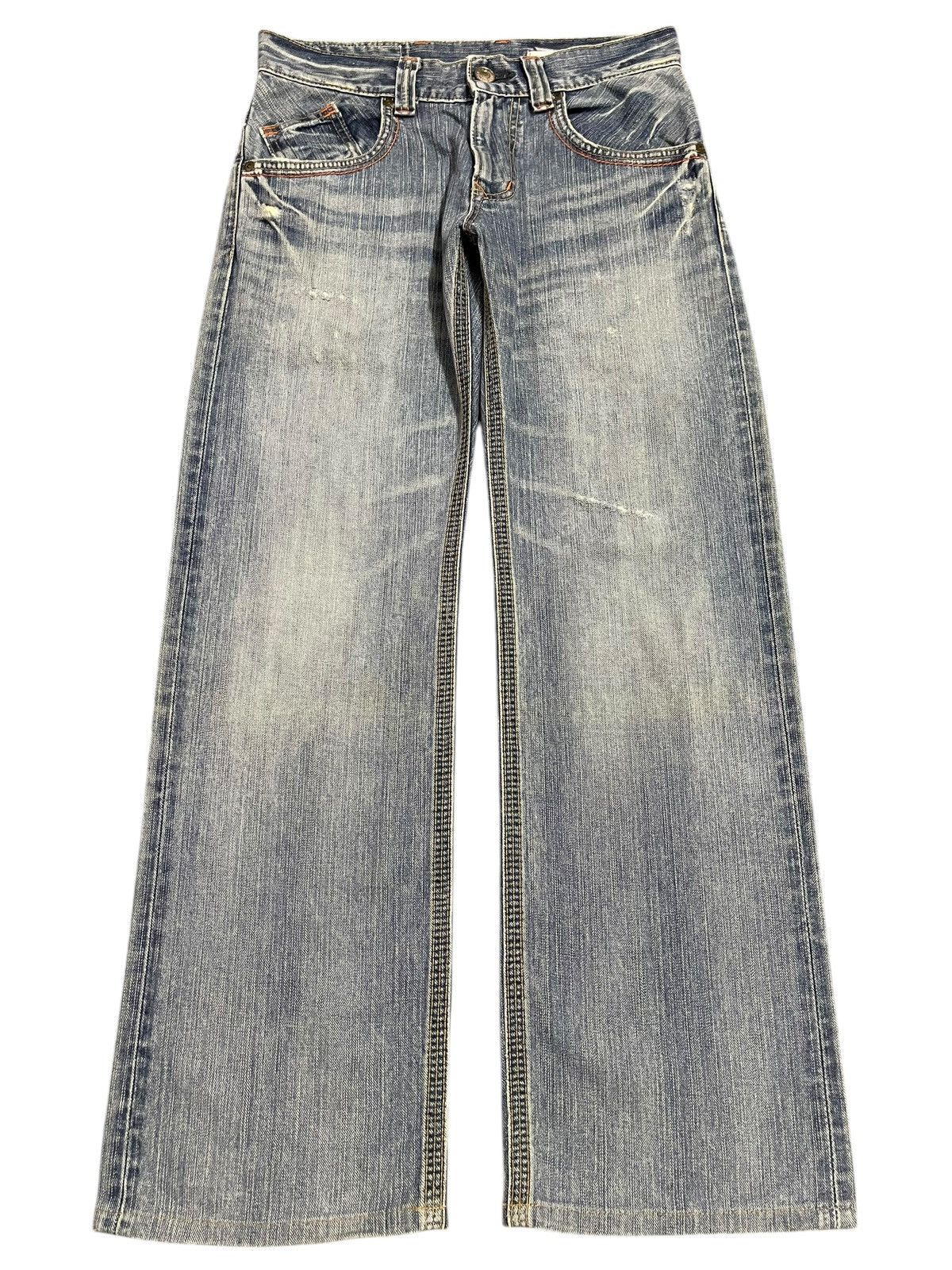 Edwin Edwin Exclusive Vintage XV Blue Faded Wash Style Loose Jeans Size US 30 / EU 46 - 1 Thumbnail
