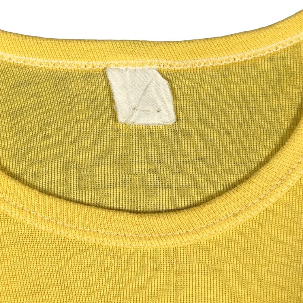 Footjoy VINTAGE FootJoy Shirt Womens XS Yellow Get Tuff 70s Golf Shirt Womens XS Yellow Get Tuff 70s FootJoy Shirt Womens XS Yellow Get Tuff 70s Golf Size XS / US 0-2 / IT 36-38 - 4 Thumbnail