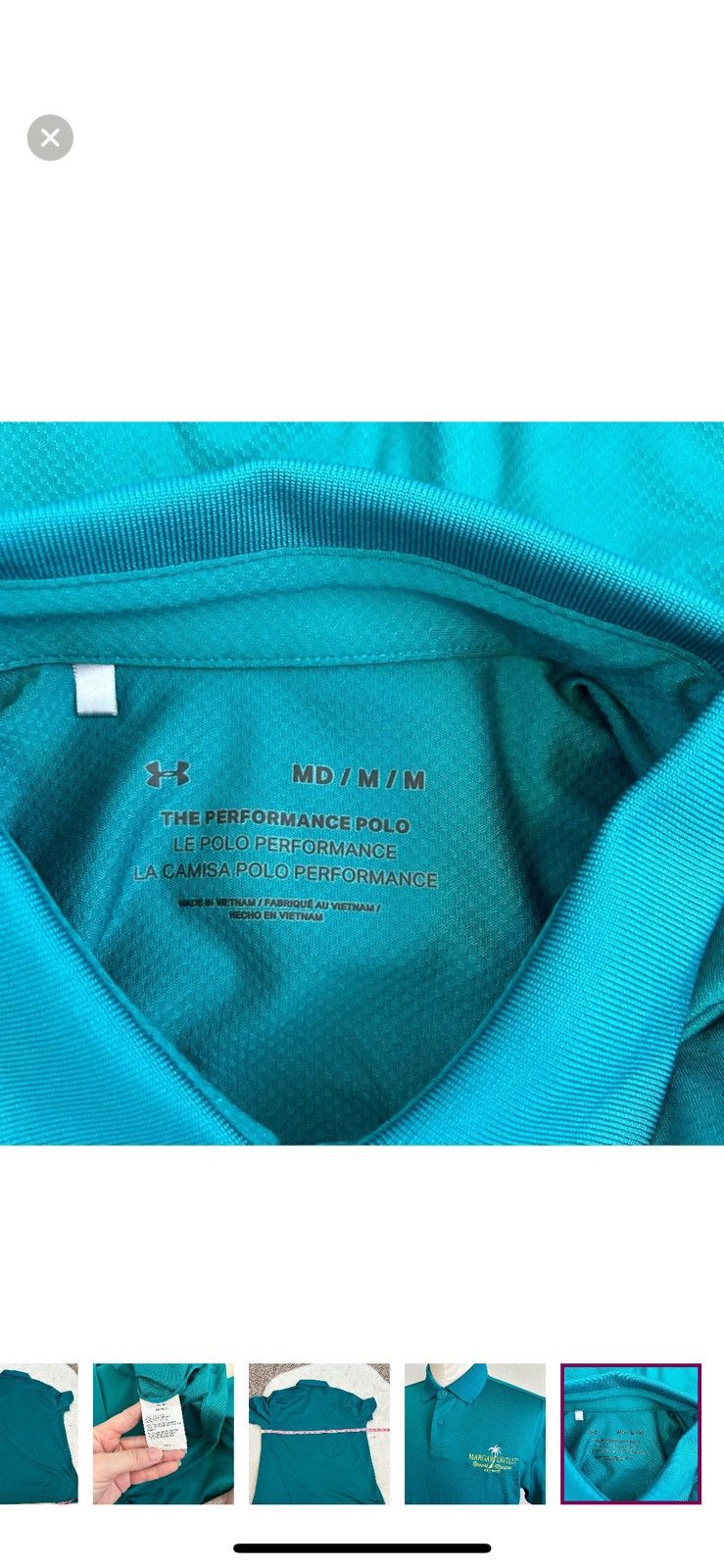 Under Armour Under armour medium margaritaville performance polo shirt Size US M / EU 48-50 / 2 - 4 Thumbnail