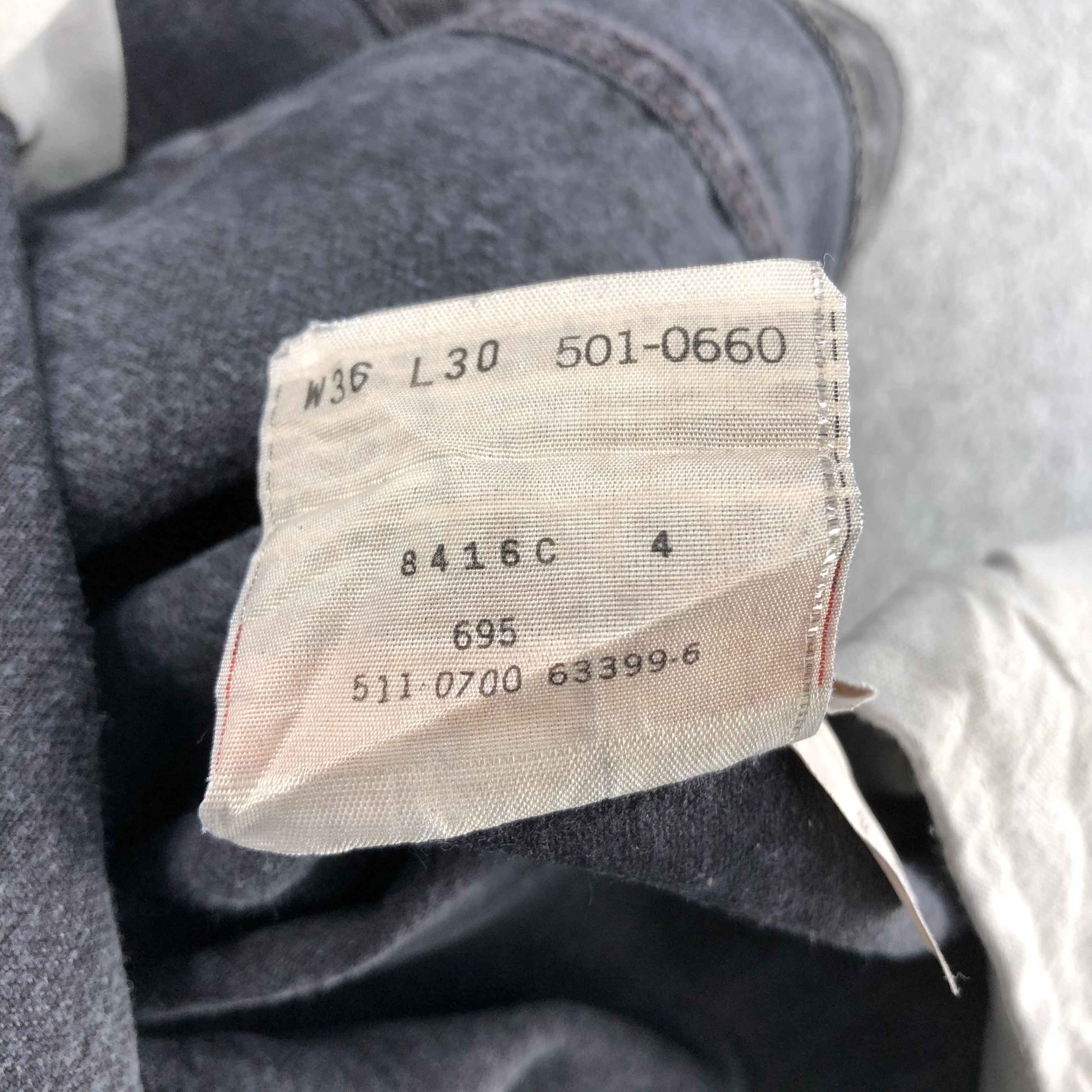 Levi's Vintage 90s Levis 501 Earth Tone Jeans-J1553 Size US 35 - 12 Thumbnail