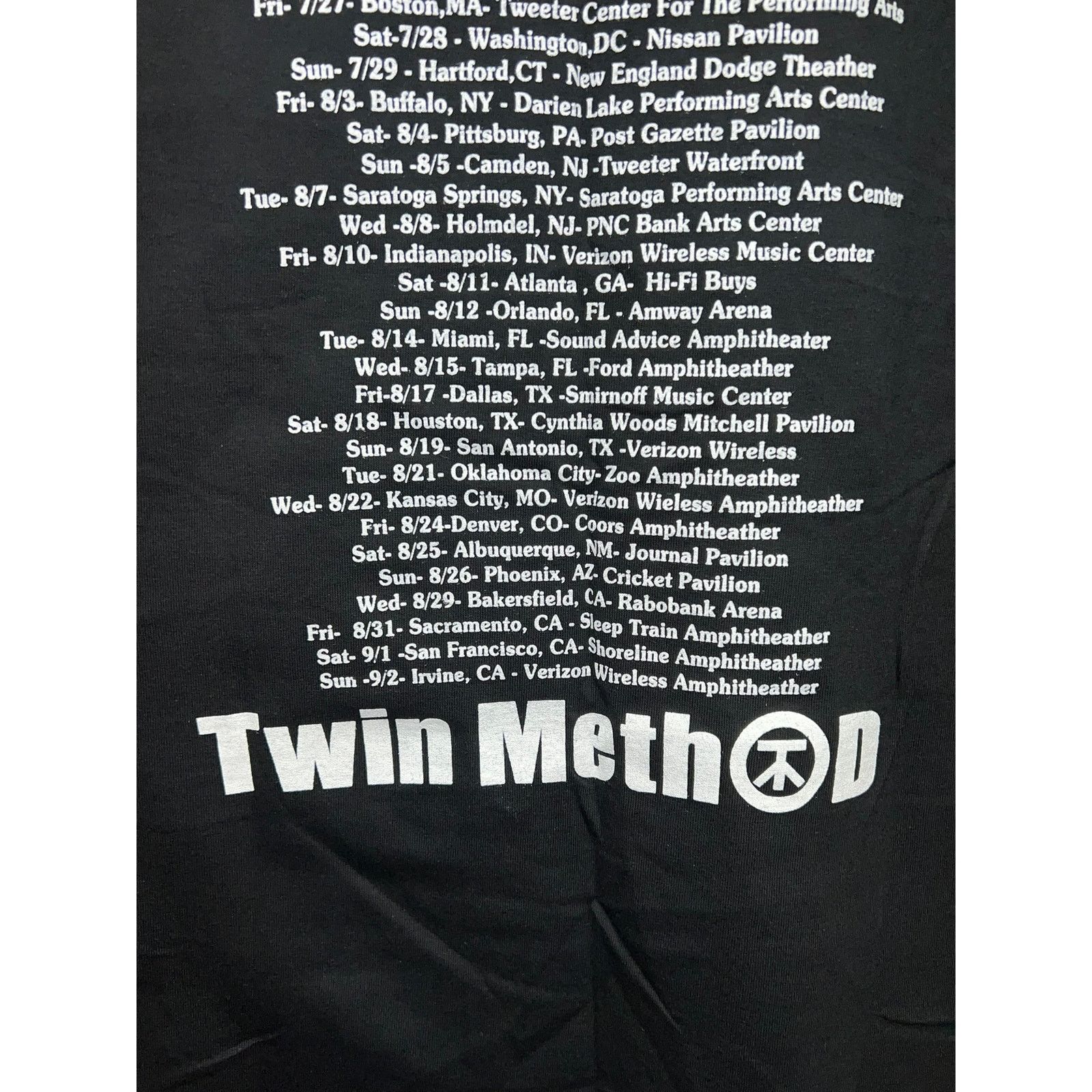 Gildan 2007 Twin Method The Volume Of Self Tour Nu Metal Shirt L Size US L / EU 52-54 / 3 - 9 Thumbnail