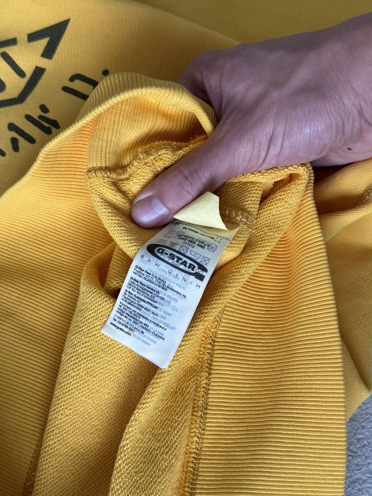 G-Star × Vintage Vintage G-Star Raw Y2K big logo oversized sweatshirt Size US L / EU 52-54 / 3 - 15 Thumbnail