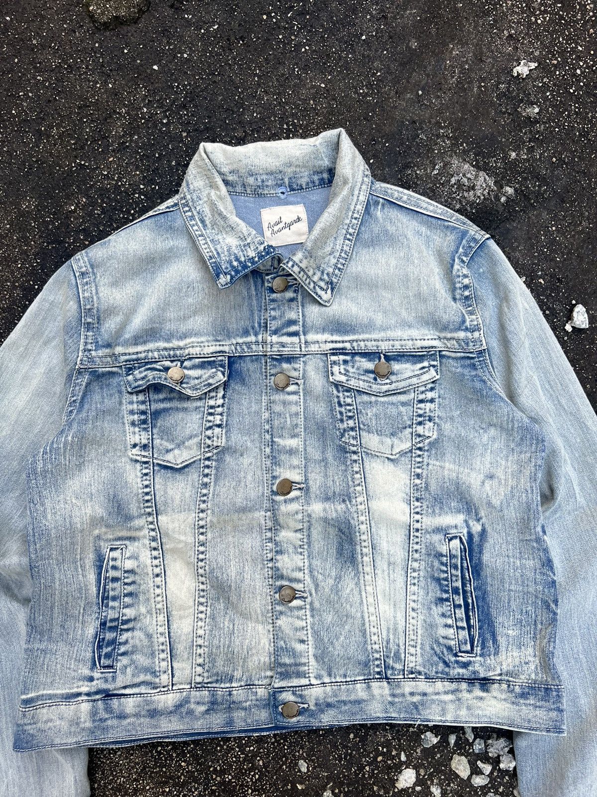 AVIALAE Avail Avant Garde Women Casual Denim Jacket Size M / US 6-8 / IT 42-44 - 6 Thumbnail