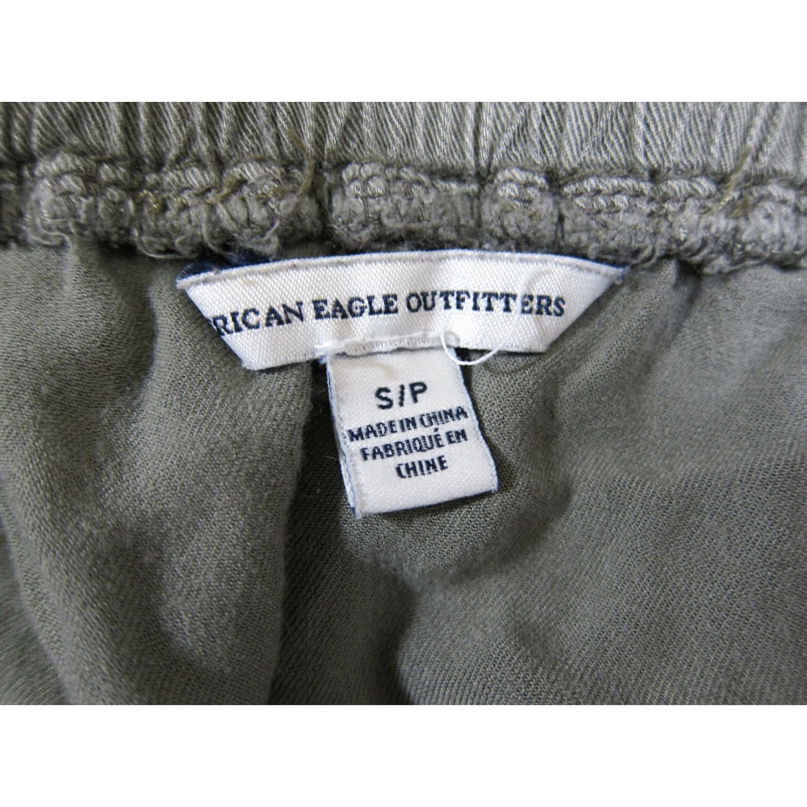 American Eagle Outfitters American Eagle Outfitters 100% Rayon Army Green Comfort Casual Jogger Pant Women Small Pants Size 28" / US 6 / IT 42 - 3 Thumbnail