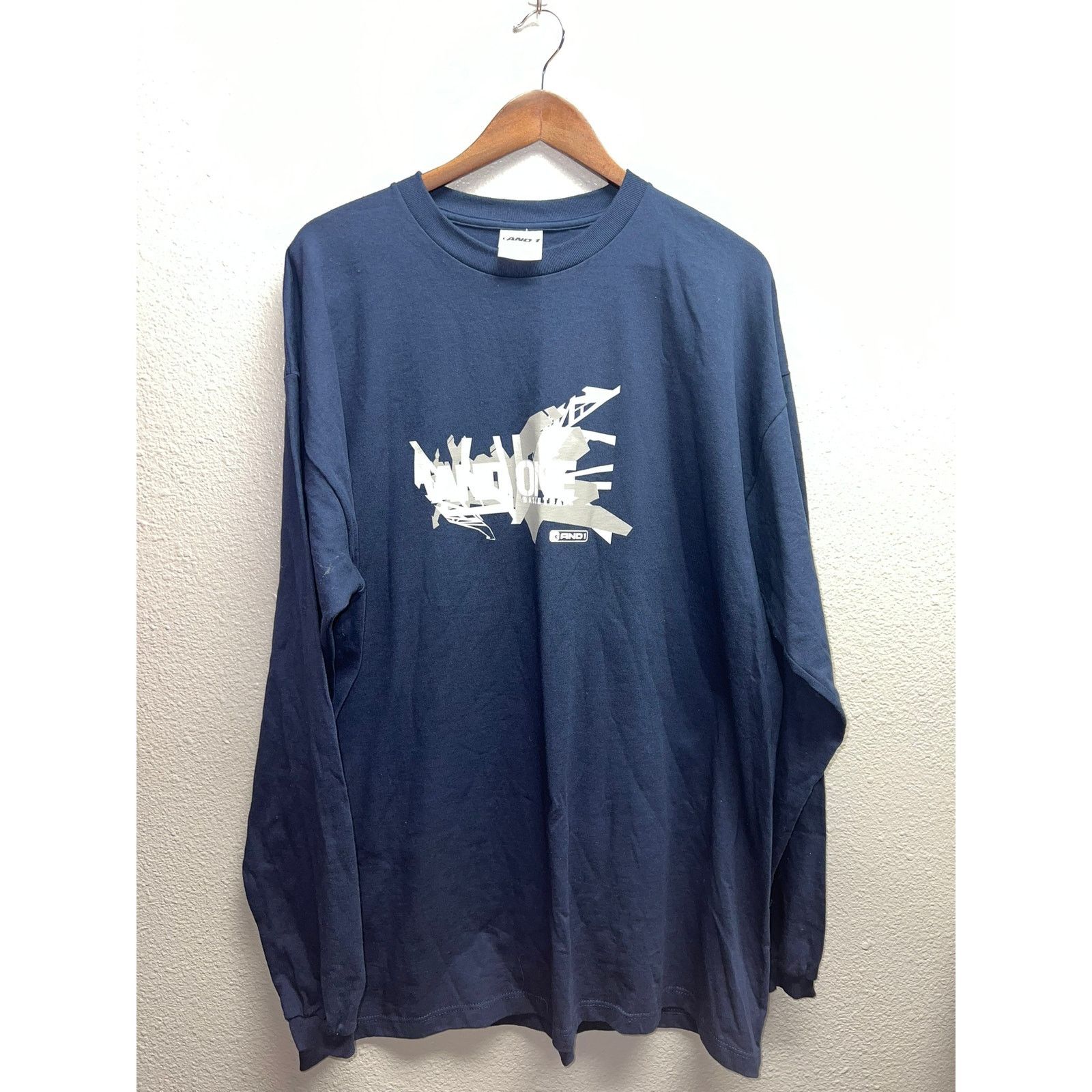 Vintage Vintage And One Shirt Long Sleeve Graffiti Blue NWT Tee XL Size US XL / EU 56 / 4 - 1 Thumbnail