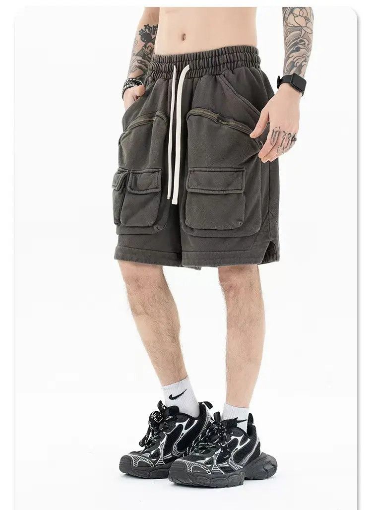 Designer × Japanese Brand Vintage Hip Hop Street Comfort Loose Casual Shorts Size US 31 - 1 Thumbnail