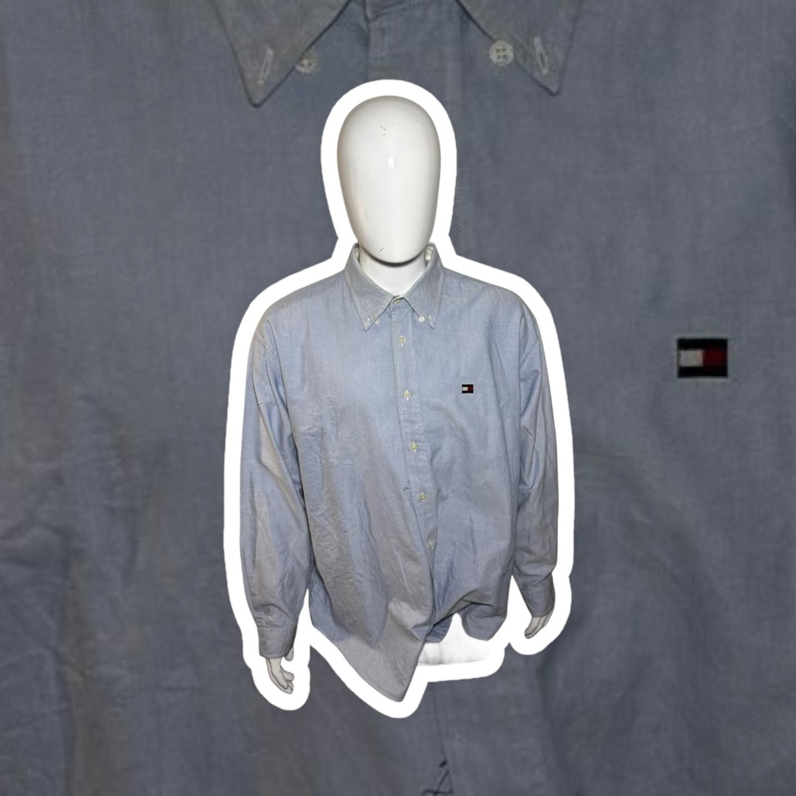 Tommy Hilfiger Tommy Hilfiger Classic Blue Button-Up Shirt Size US XL / EU 56 / 4 - 1 Thumbnail