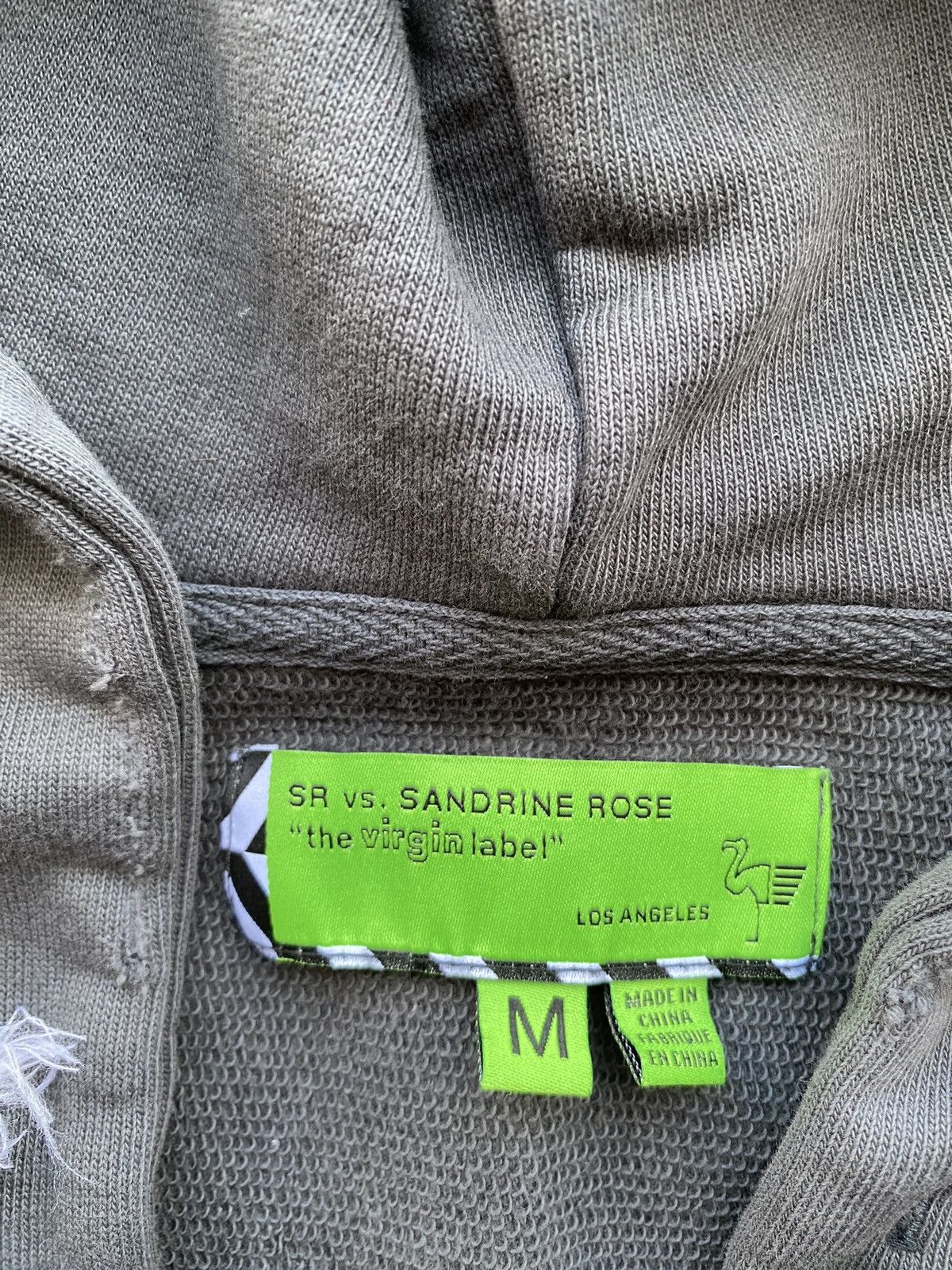 Other × Vintage Virgin Label Sandrine Rose LA Usa Faded Distressed Hoodie Size US M / EU 48-50 / 2 - 3 Thumbnail