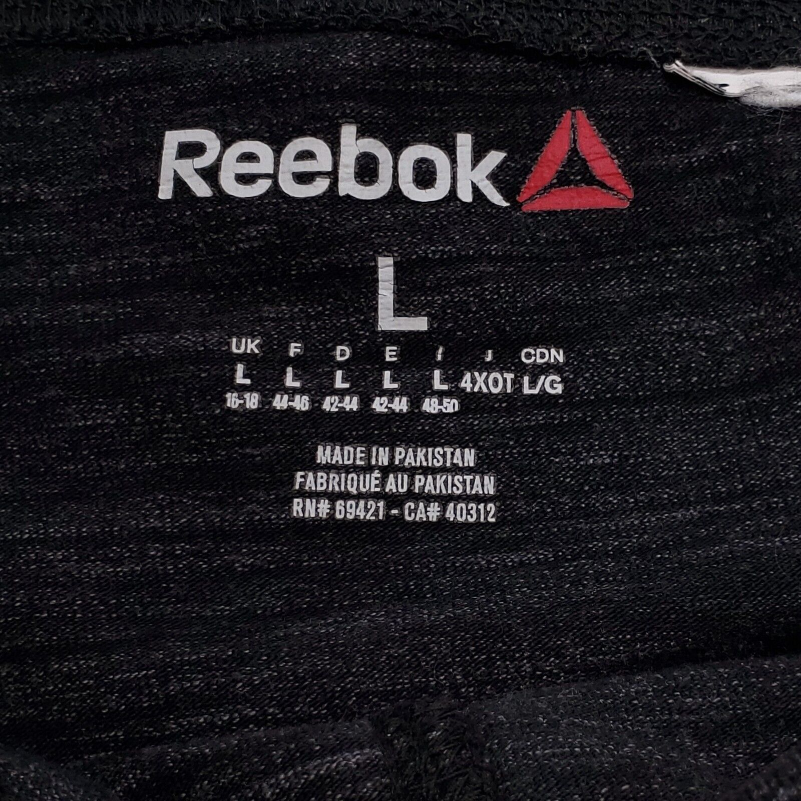 Reebok Reebok Athletic Pull On Workout Pants Womens Size Large Gray Size 32" / US 10 / IT 46 - 3 Thumbnail