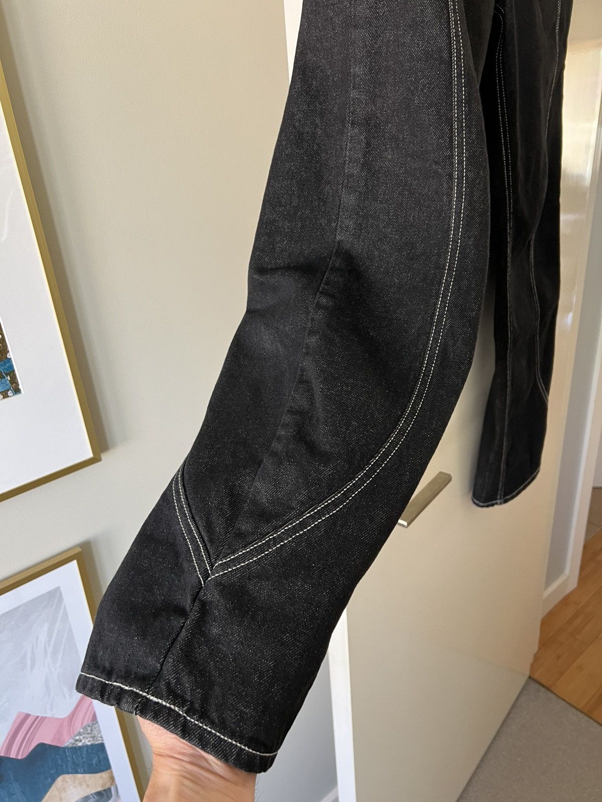 Other Unaffected Black & White Stiching contrast Denim Size US 30 / EU 46 - 3 Thumbnail