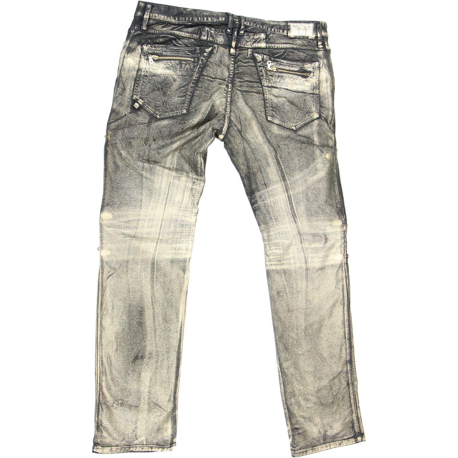 Robins Jeans Robin's Jeans The Show Gold Metallic Biker Motorcycle Pants Size US 41 - 2 Thumbnail