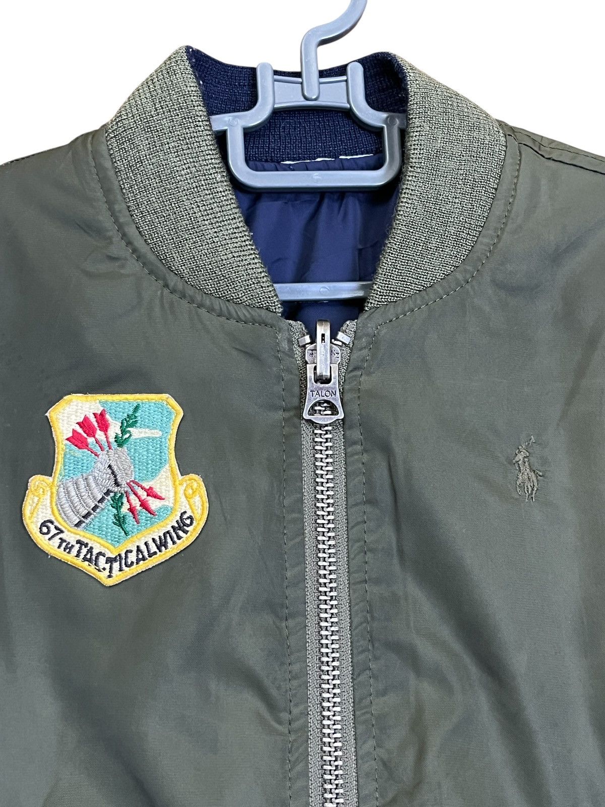 Polo Ralph Lauren POLO RALPH LAUREN kids us army reversible bomber jacket Size US XXS / EU 40 - 9 Thumbnail