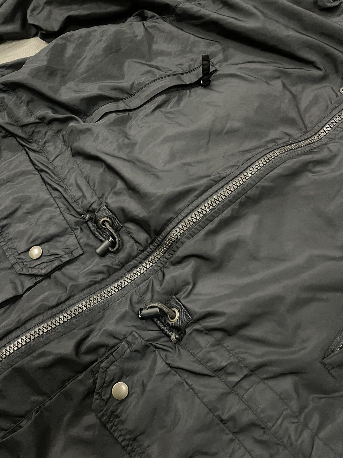 Issey Miyake A/W 1997 Issey Miyake Black Tech Nylon Parka Jacket Size US M / EU 48-50 / 2 - 13 Thumbnail
