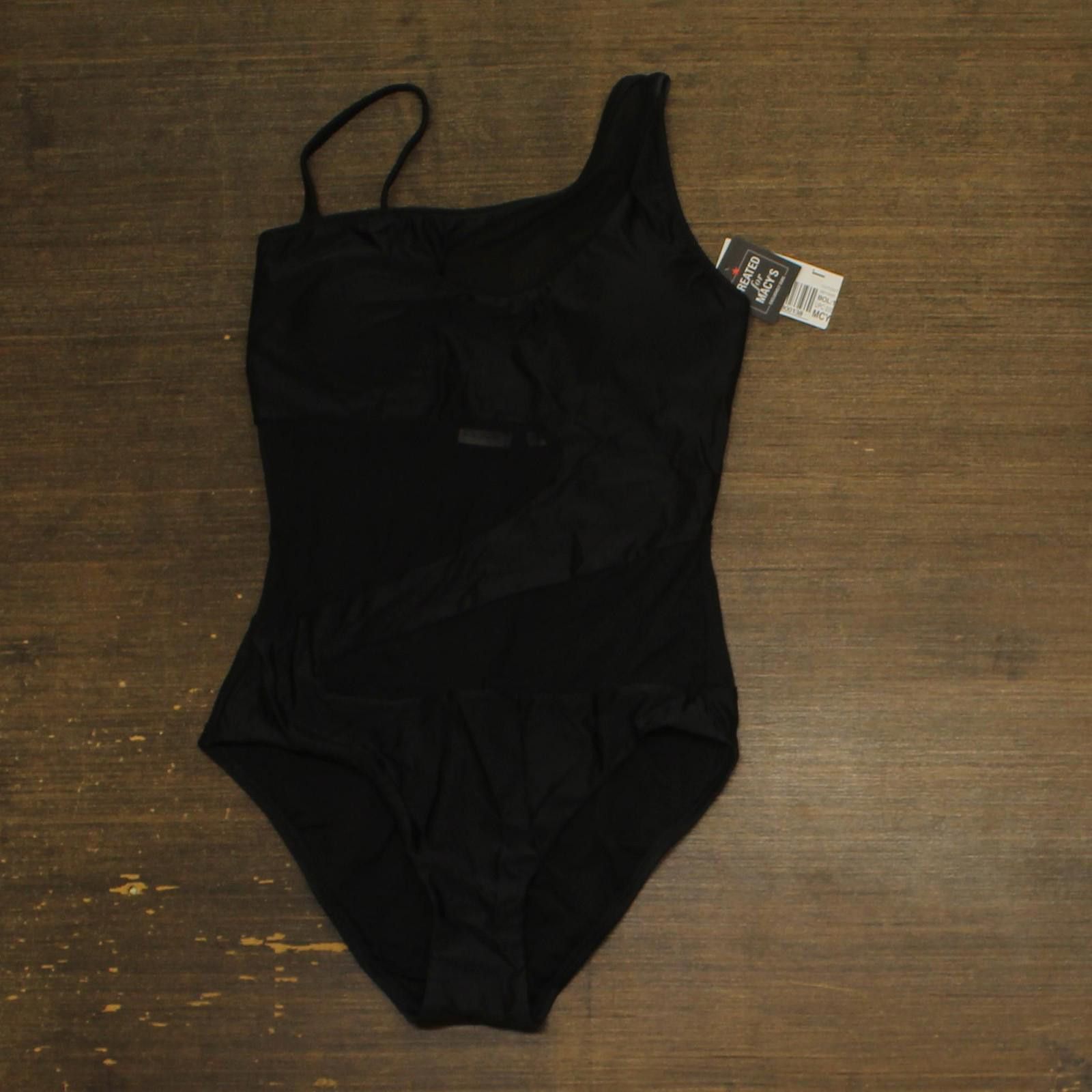 Bar III Nwt Bar Iii Womens Mesh Cutout Swimsuit Mbnb24232 Black S Size ONE SIZE - 1 Thumbnail