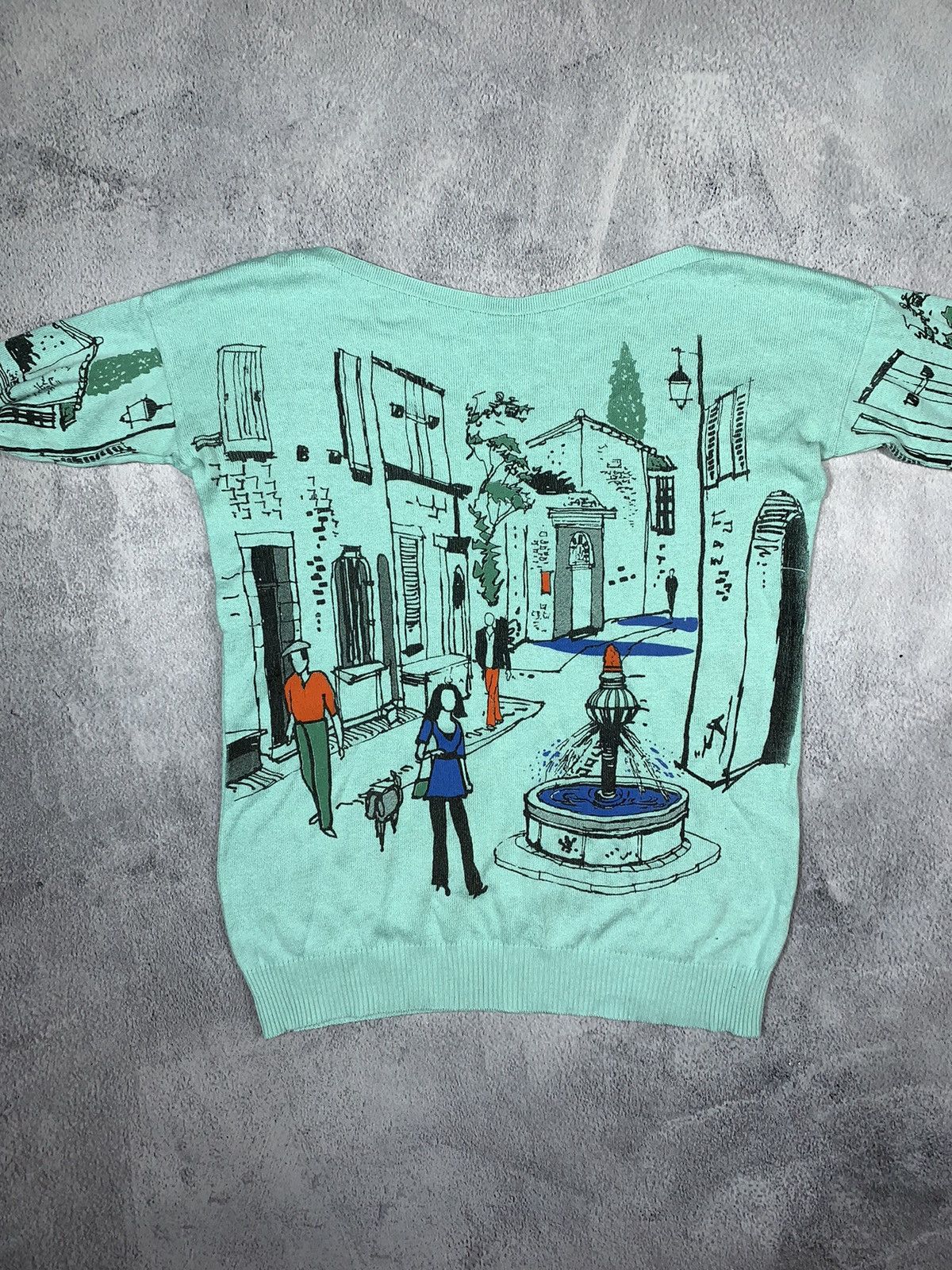 Other Vintage 90s Art sweater all over print Japanese size L Size L / US 10 / IT 46 - 6 Thumbnail