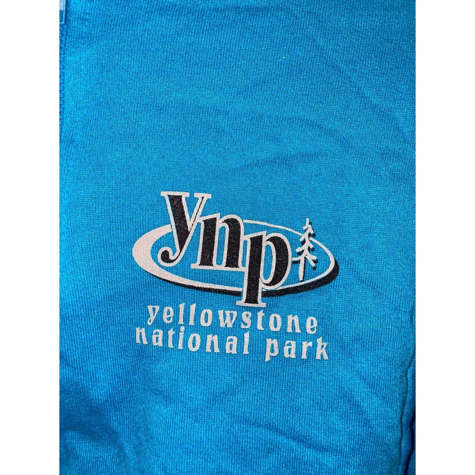 Jerzees Vintage Yellowstone National Park Sweatshirt 1/4 Zip NWT 90s Size US S / EU 44-46 / 1 - 3 Thumbnail