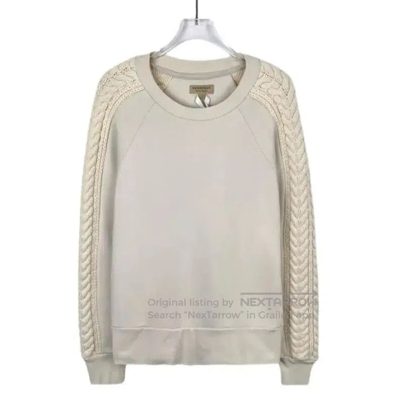 Burberry Burberry Beige Cotton Men's Sweatshirt. Size US S / EU 44-46 / 1 - 1 Thumbnail