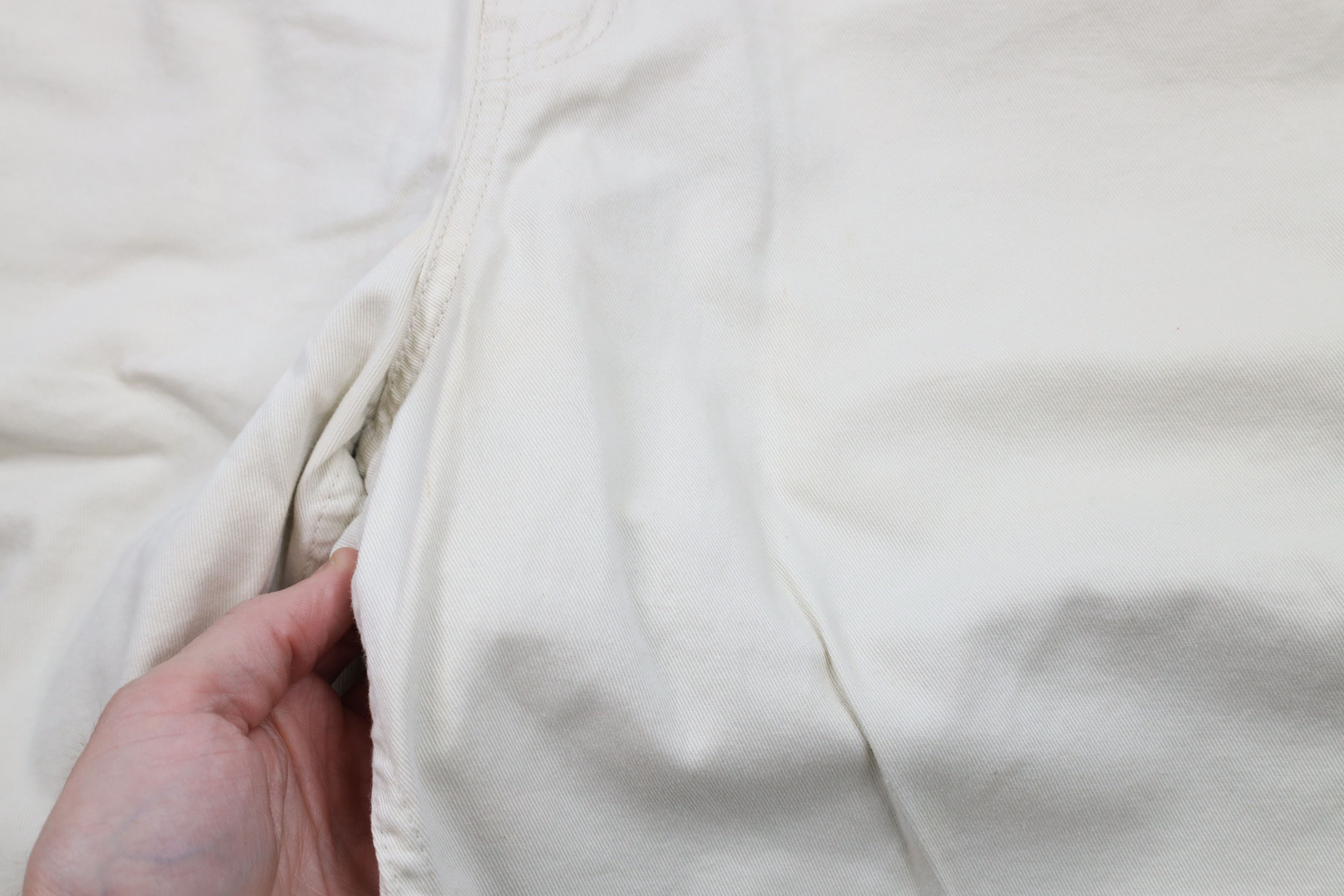Levi's × Vintage Deadstock Vintage Y2K 2000 Levis L2 Shorts Beige Cotton Size US 34 / EU 50 - 5 Thumbnail