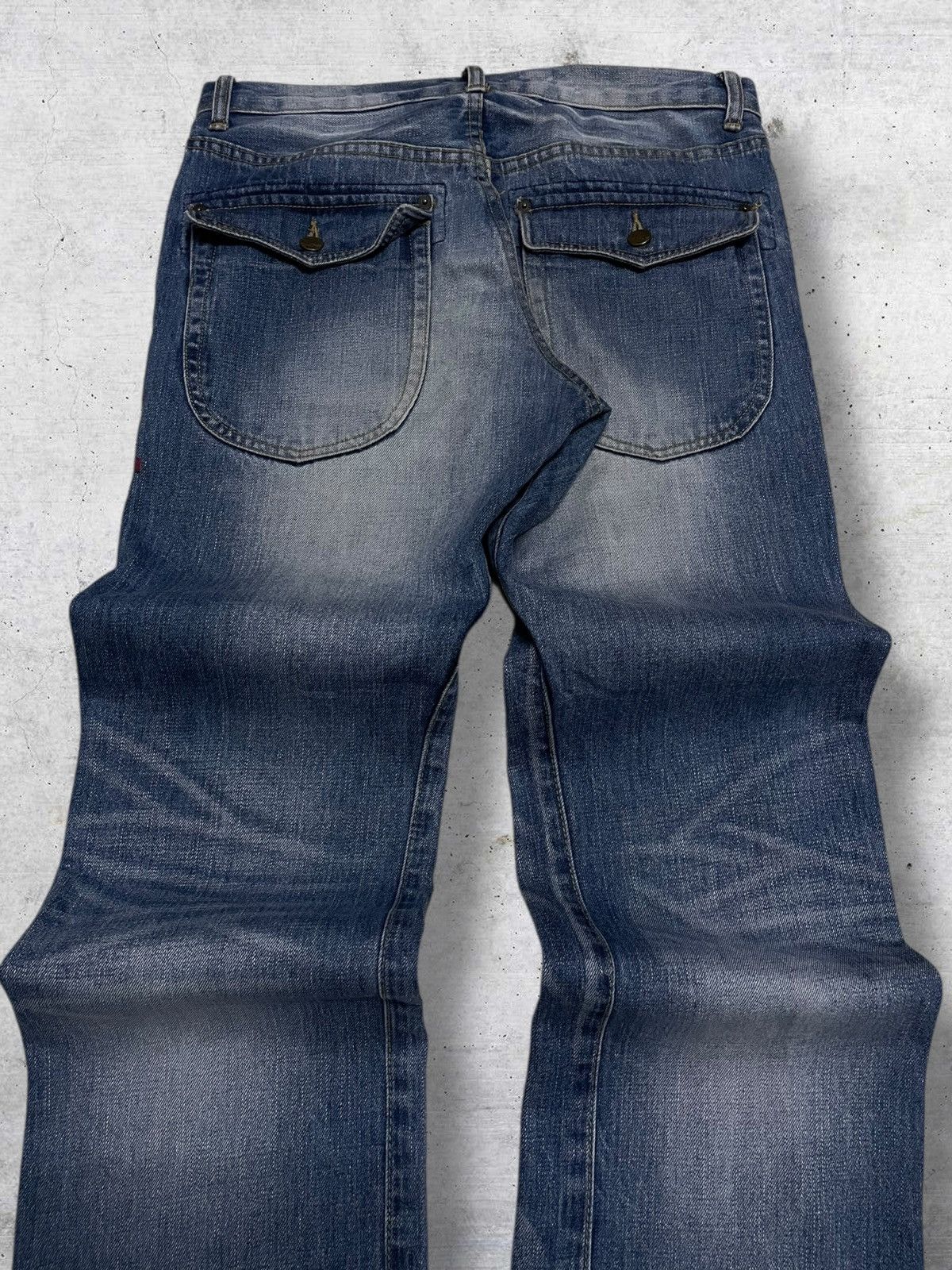 Takeo Kikuchi VINTAGE TAKEO KIKUCHI ARCHIVE CLASSIC KOI CRAFTED DENIM Size US 32 / EU 48 - 13 Thumbnail