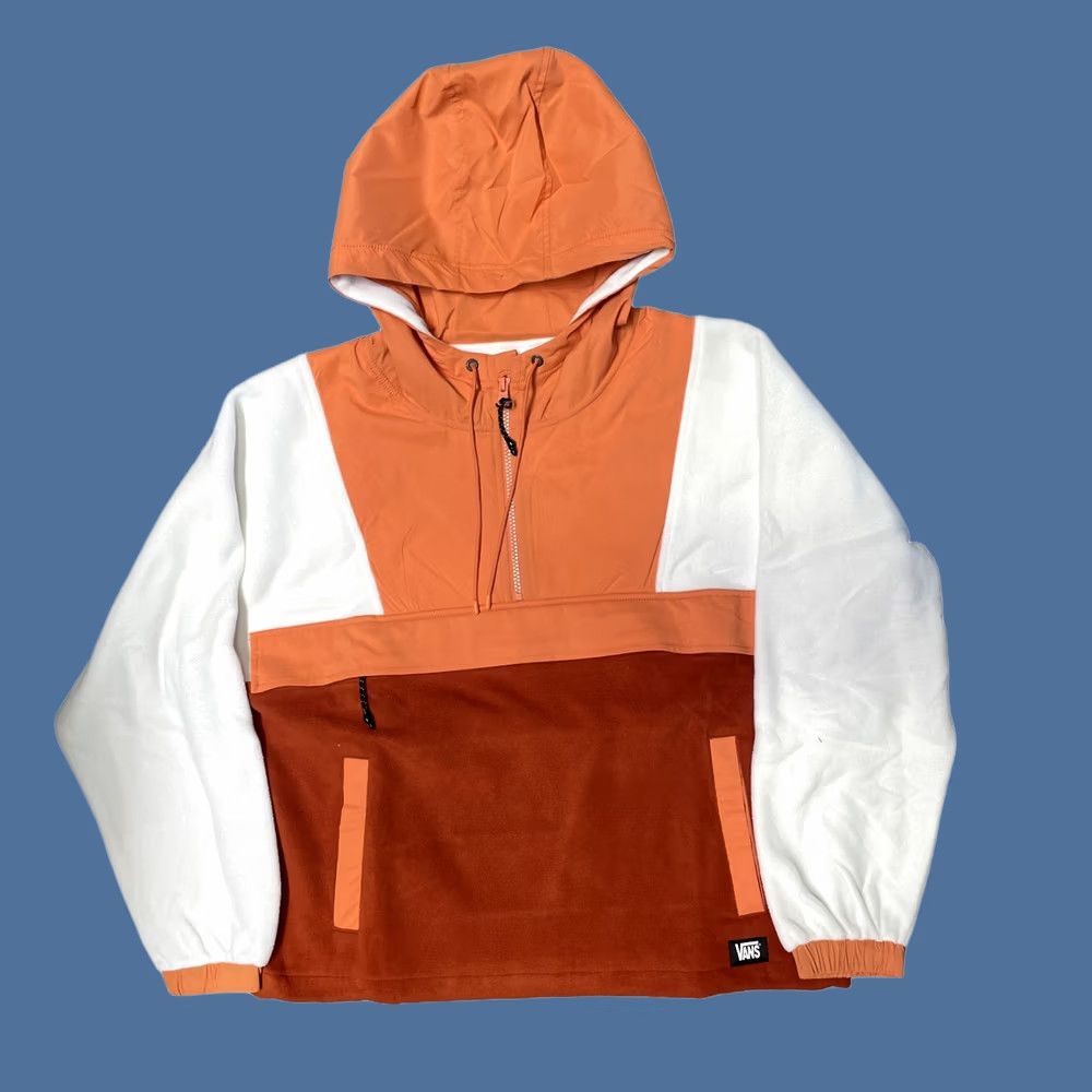 Vans VANS MTE Kennett Polar Fleece Half Zip Hoodie Coral Rust S Womens Shirt Hoodie Versatile Activewear Size S / US 4 / IT 40 - 1 Preview