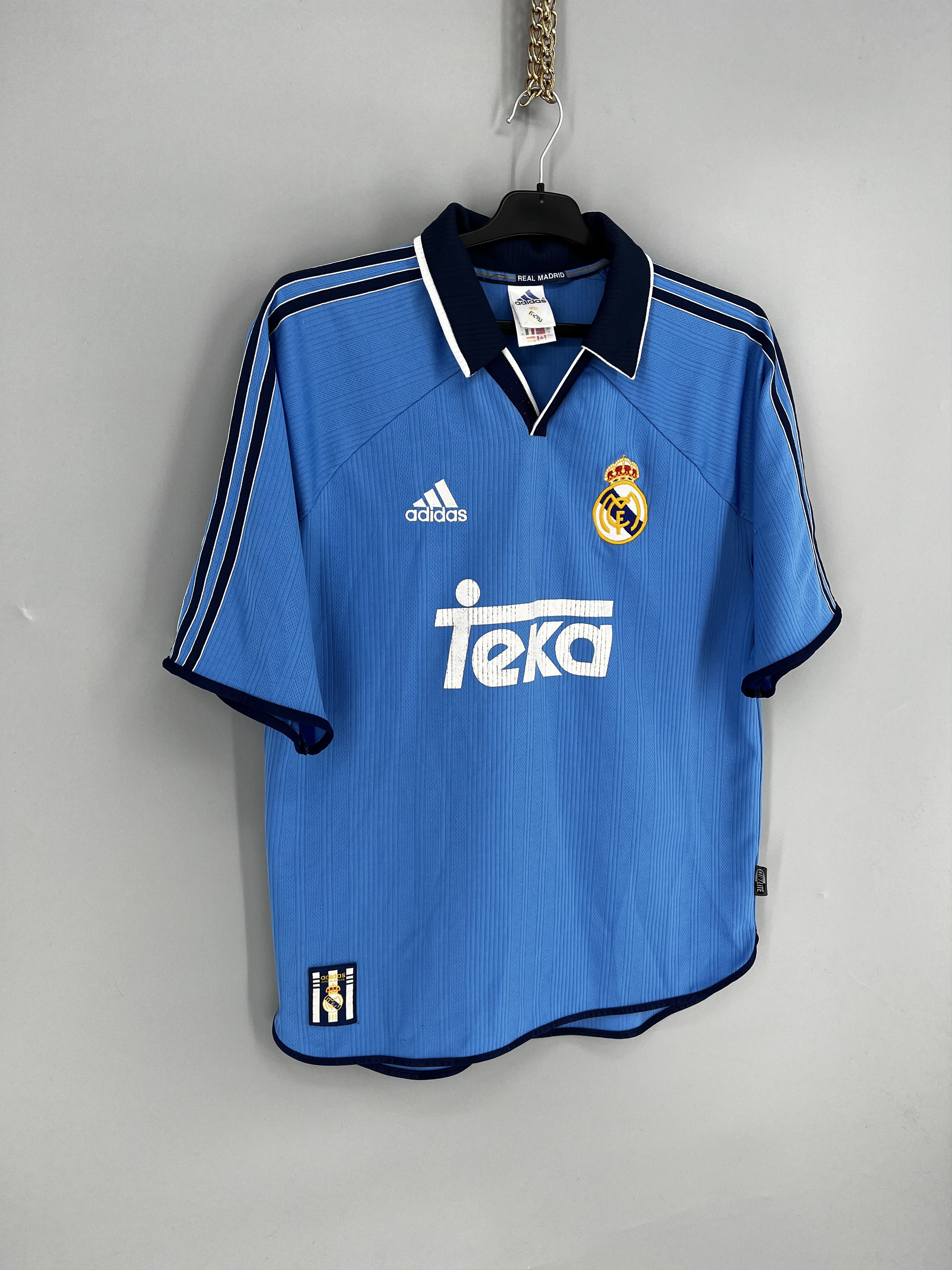 Adidas Vintage Real Madrid Raúl 7 Jersey – 1997/98 Adidas Teka Kit” Size US M / EU 48-50 / 2 - 2 Thumbnail