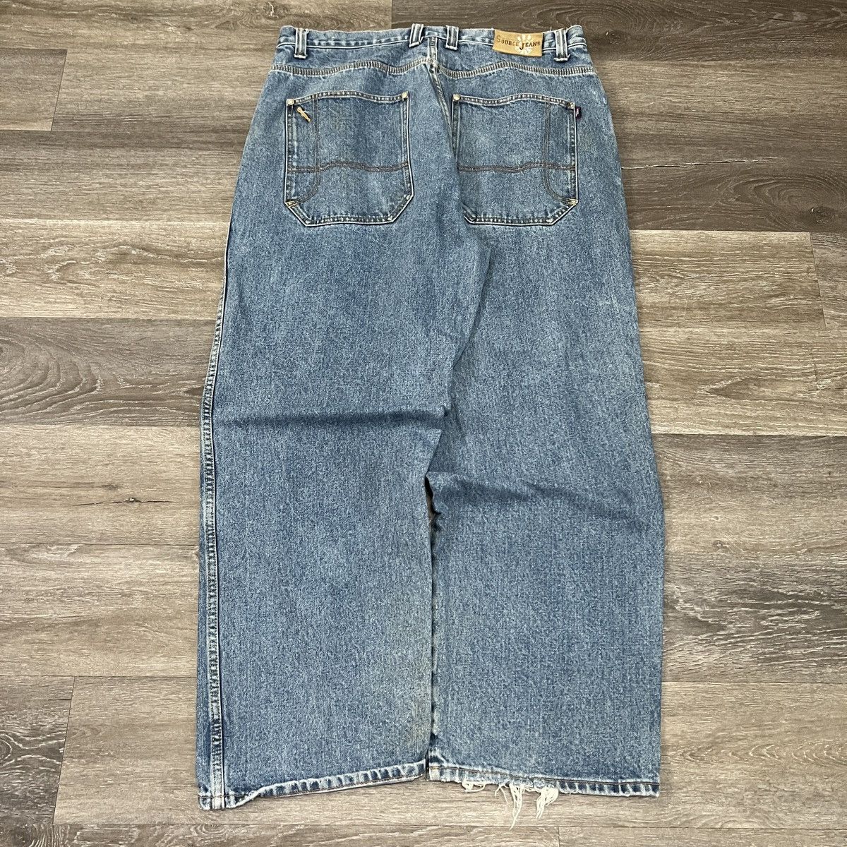 Vintage Essential Vintage Y2K Source baggy wide leg Jnco style jeans ...