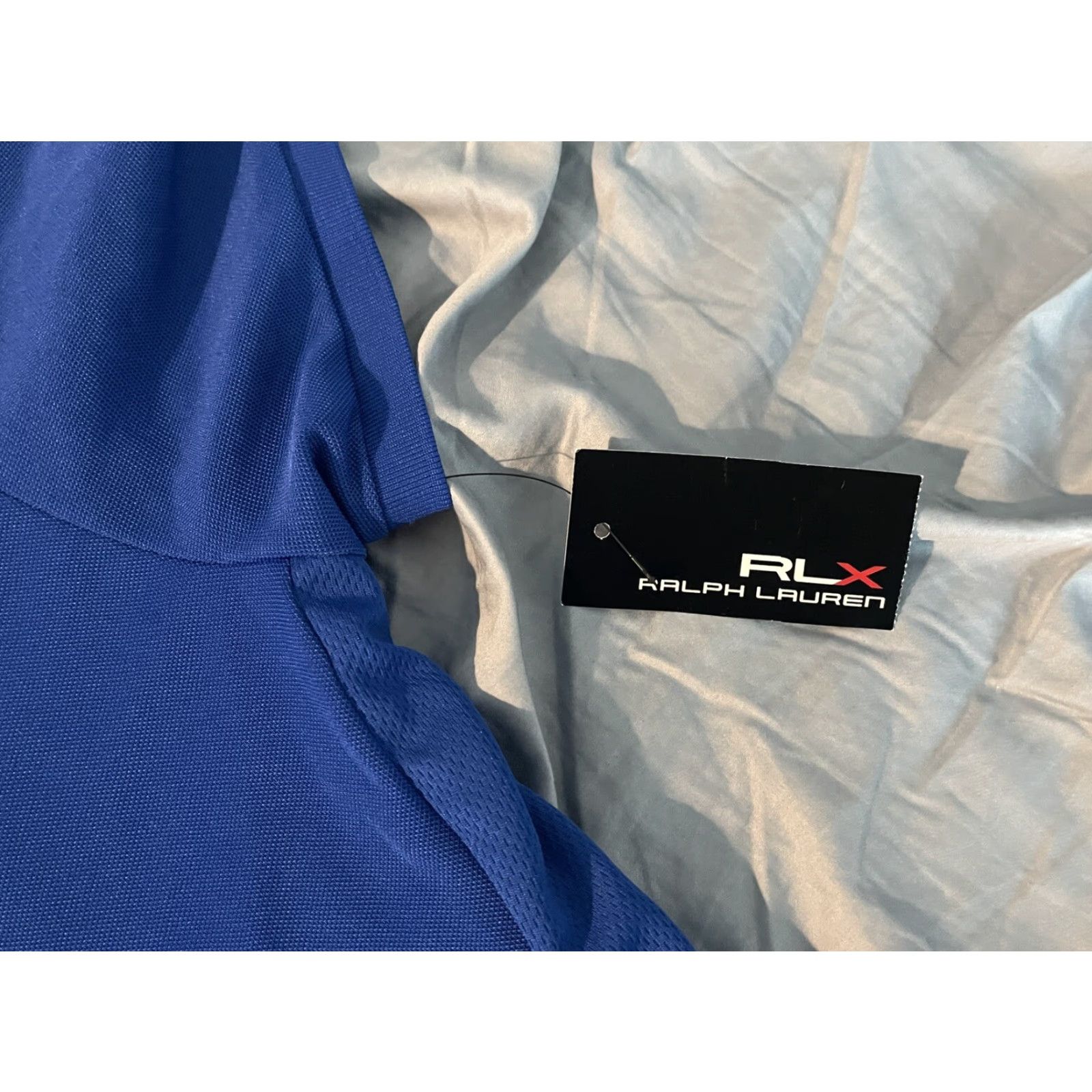 Ralph Lauren RLX By Ralph Lauren Womens Short Sleeve Polo Shirt NWT Blue L Size 36" / US 14 / IT 50 - 4 Thumbnail
