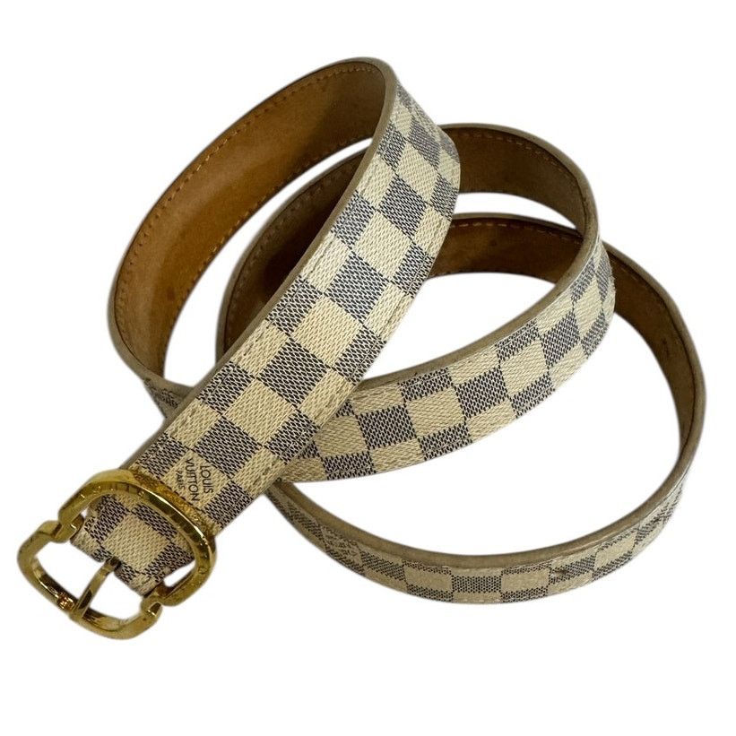 Louis Vuitton Damier Azur Mini Belt Gold Hardware S/M 30-32 Rare $_57.JPG?set_id=880000500F main image 4